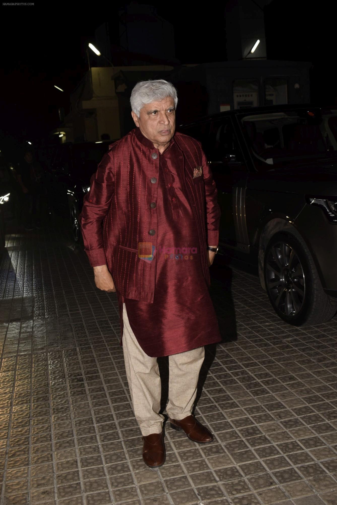 Javed AKhtar at the Screening Of Gullyboy in Pvr Juhu on 13th Feb 2019