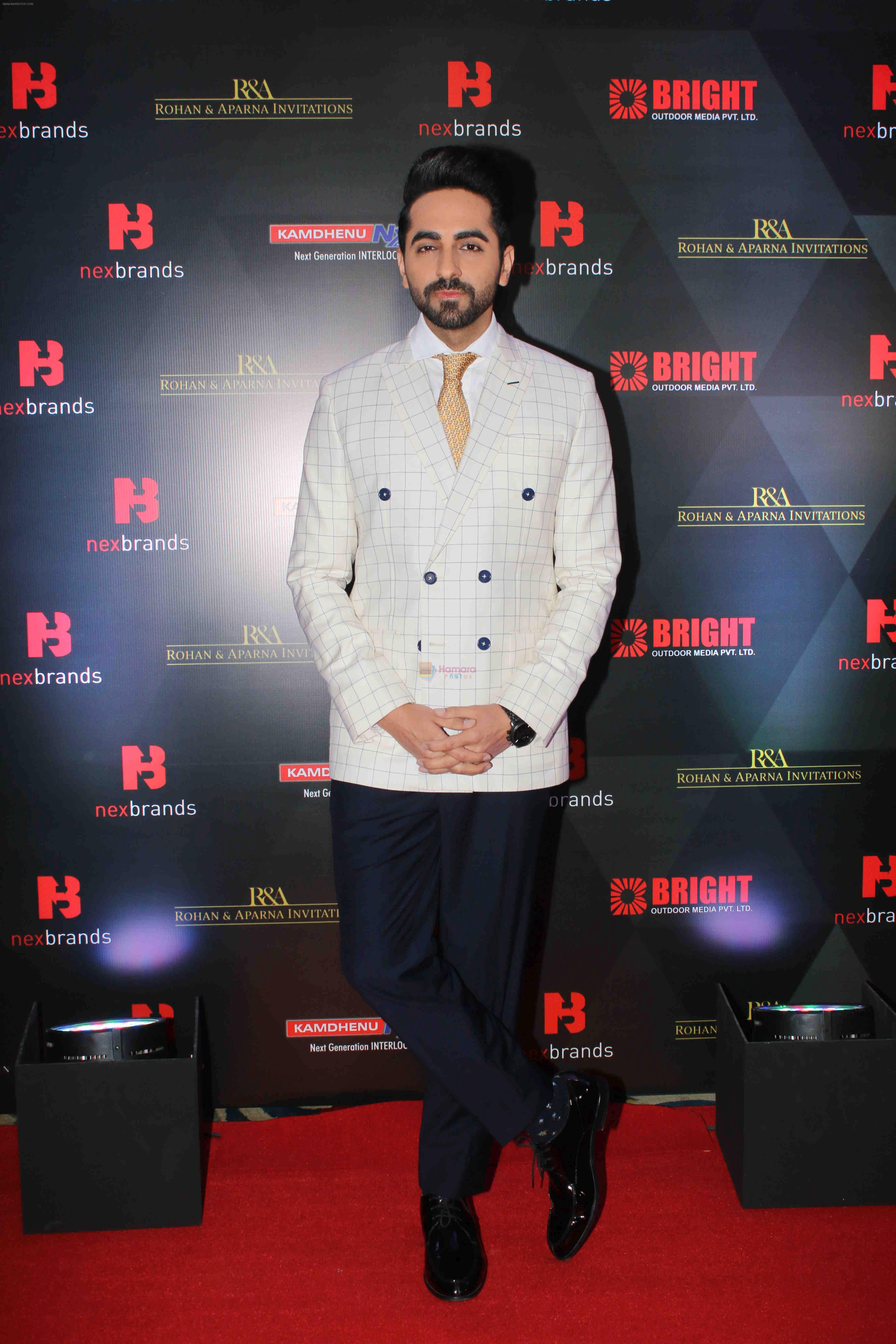 Ayushmann Khurrana at the 4th Edition of Annual Brand Vision Awards 2019 on 13th Feb 2019