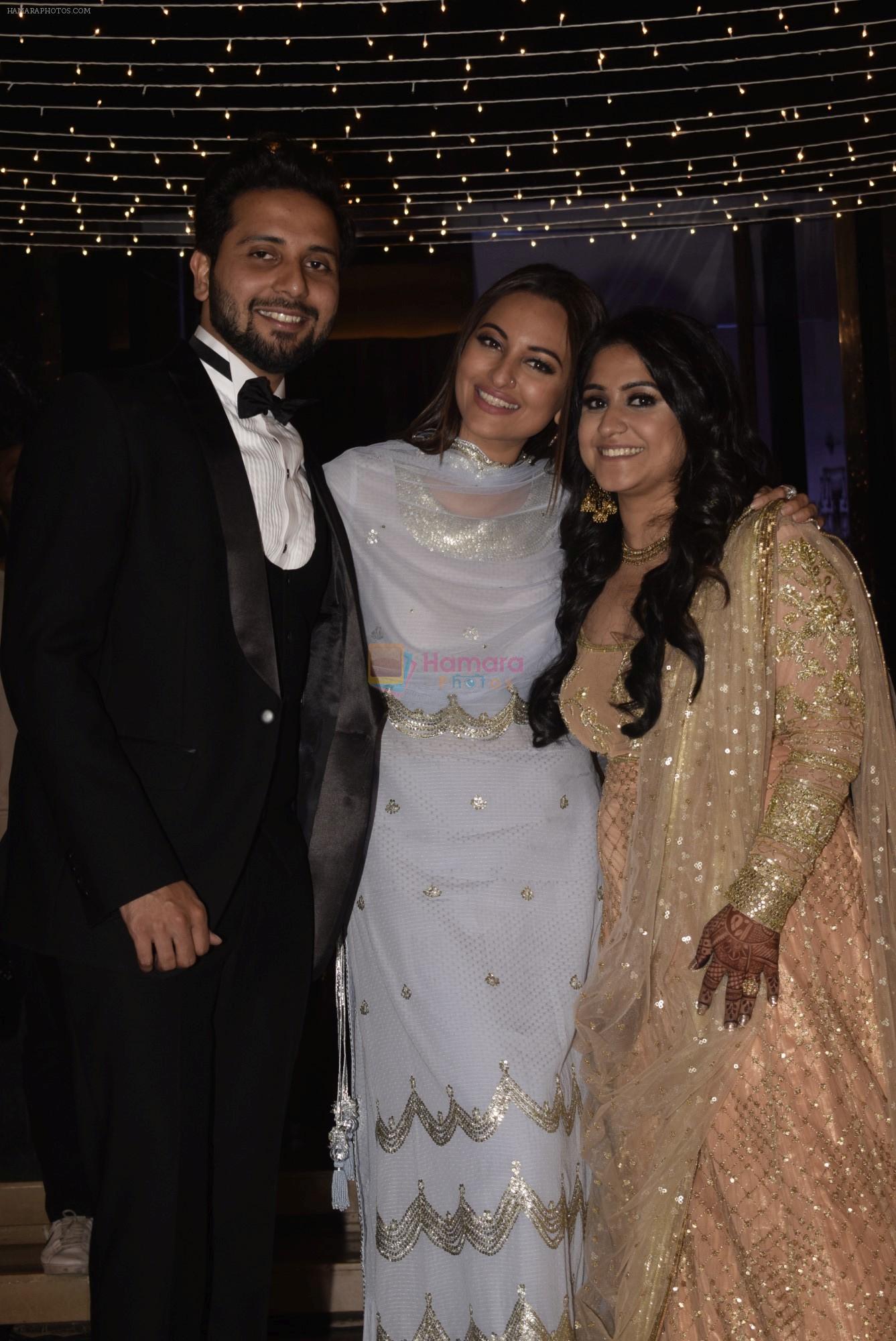 Sonakshi Sinha's wedding reception in four bungalows, andheri on 17th Feb 2019