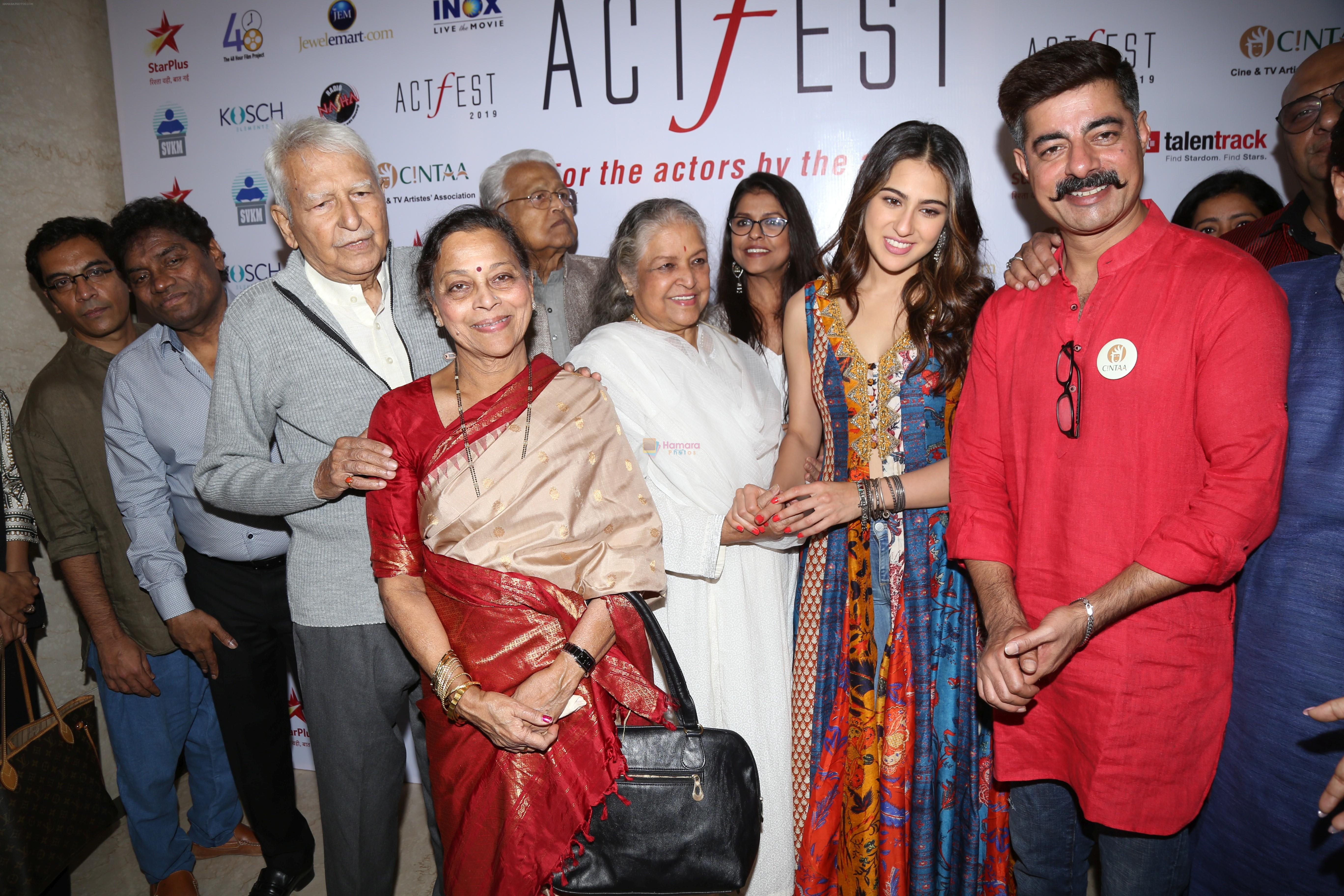 Shubha Khote at the Cintaa 48hours film project's actfest at Mithibai College in vile Parle on 17th Feb 2019