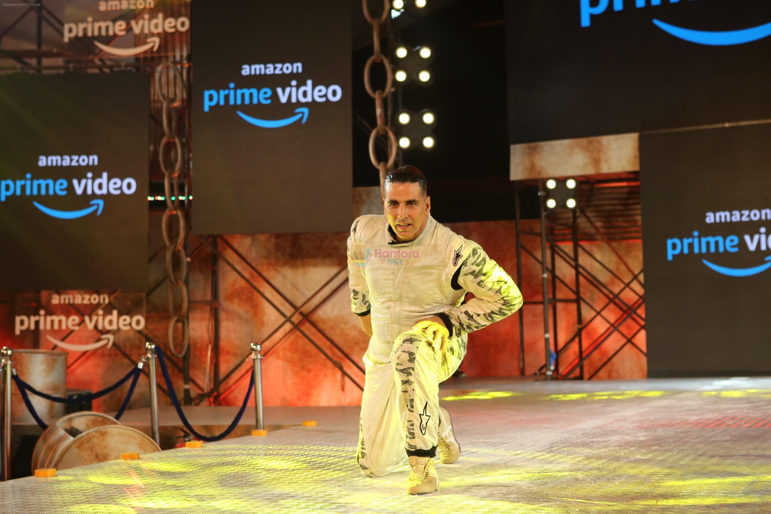 Akshay Kumar makes his digital debut with Amazon Prime Video at mahalxmi racecourse on 6th March 2019