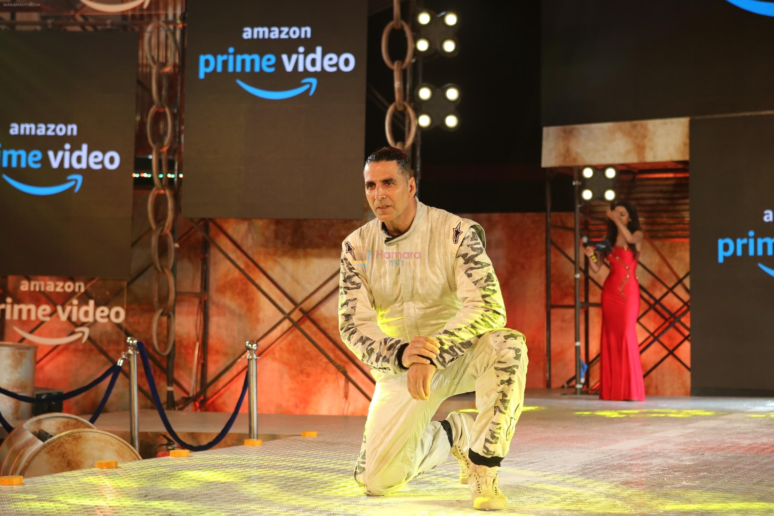 Akshay Kumar makes his digital debut with Amazon Prime Video at mahalxmi racecourse on 6th March 2019