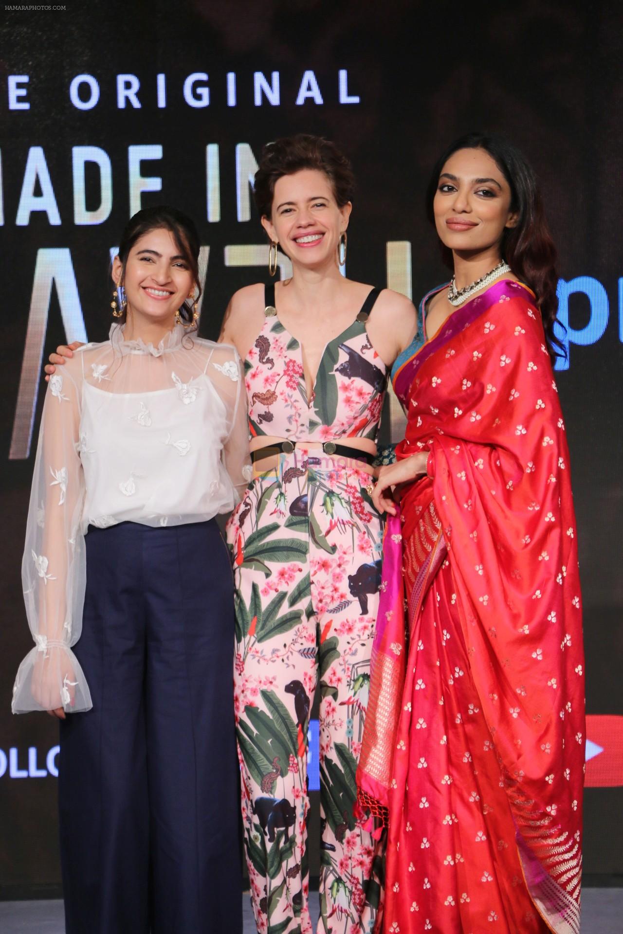 Kalki Koechlin, Sobhita Dhulipala at the Launch of Amazon webseries Made in Heaven at jw marriott on 7th March 2019