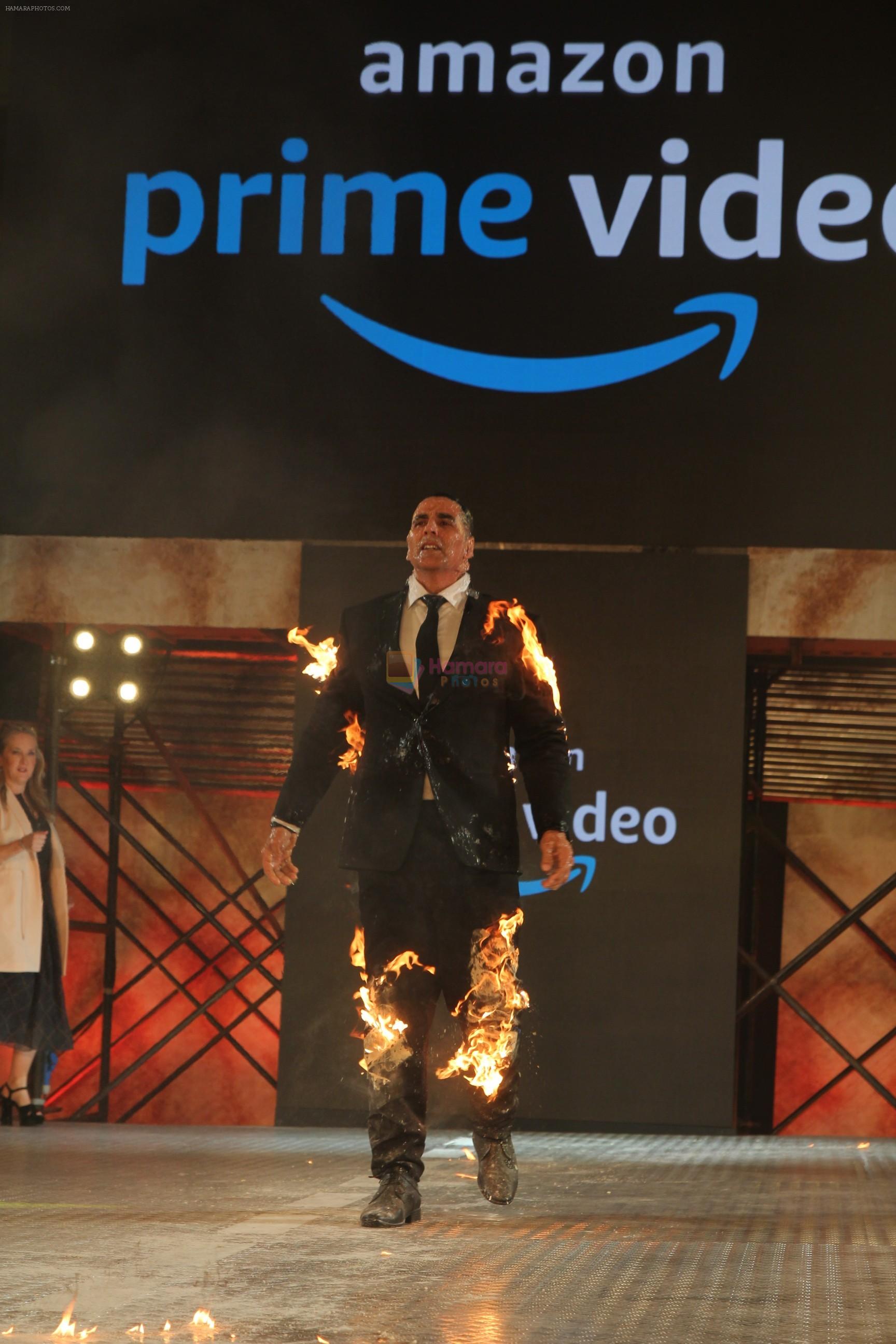 Akshay Kumar makes his digital debut with Amazon Prime Video at mahalxmi racecourse on 6th March 2019