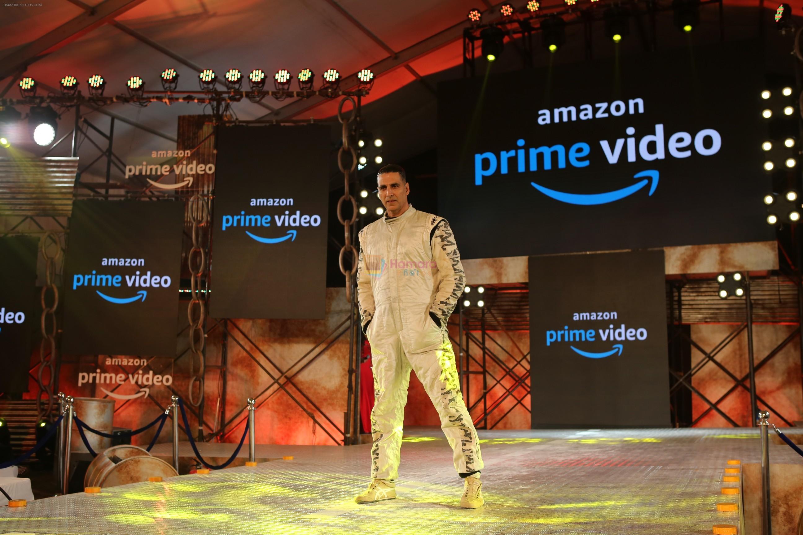 Akshay Kumar makes his digital debut with Amazon Prime Video at mahalxmi racecourse on 6th March 2019