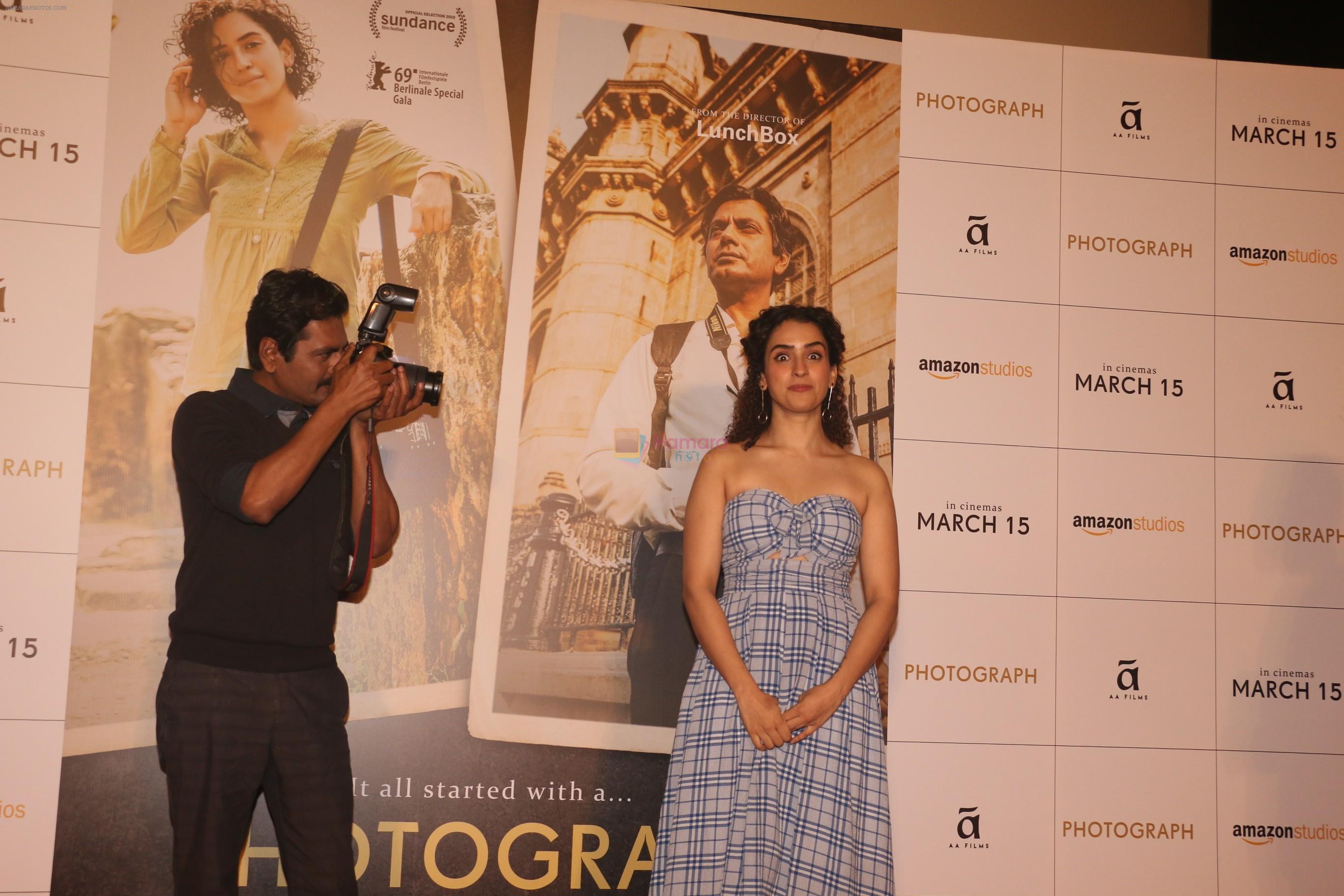 Nawazuddin Siddiqui,Sanya Malhotra at the Song Launch Of Film Photograph on 9th March 2019