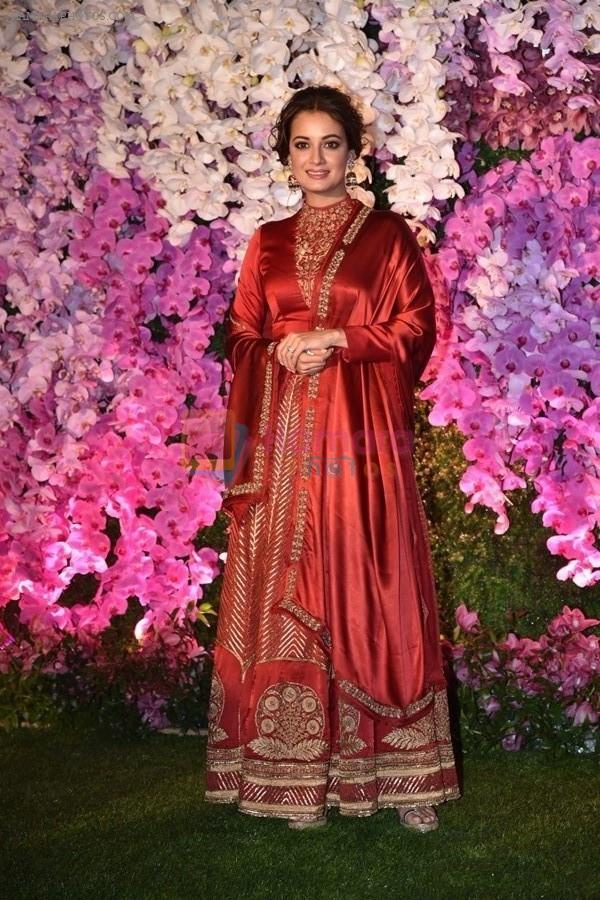 Dia Mirza at Akash Ambani & Shloka Mehta wedding in Jio World Centre bkc on 10th March 2019