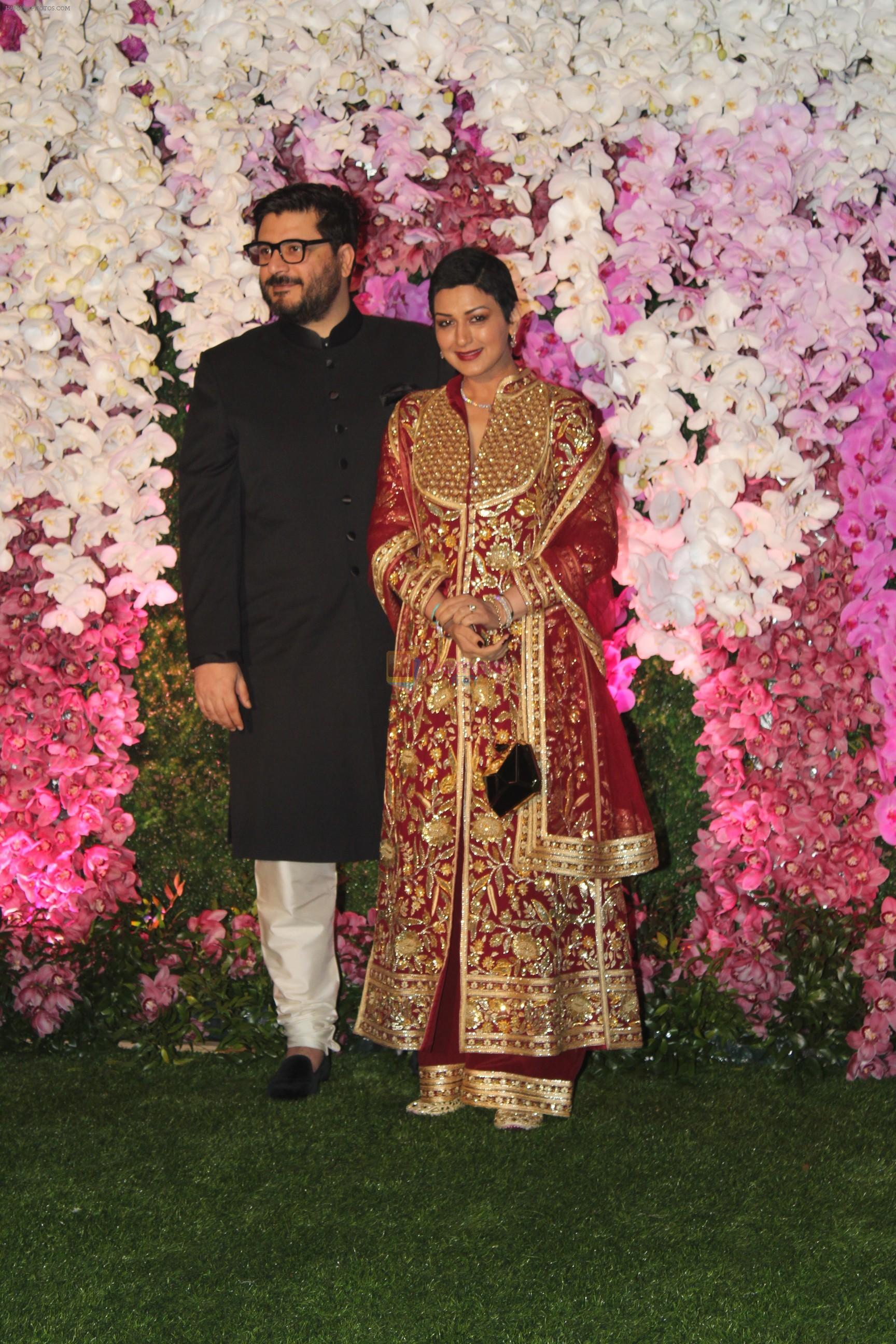 Sonali Bendre at Akash Ambani & Shloka Mehta wedding in Jio World Centre bkc on 10th March 2019