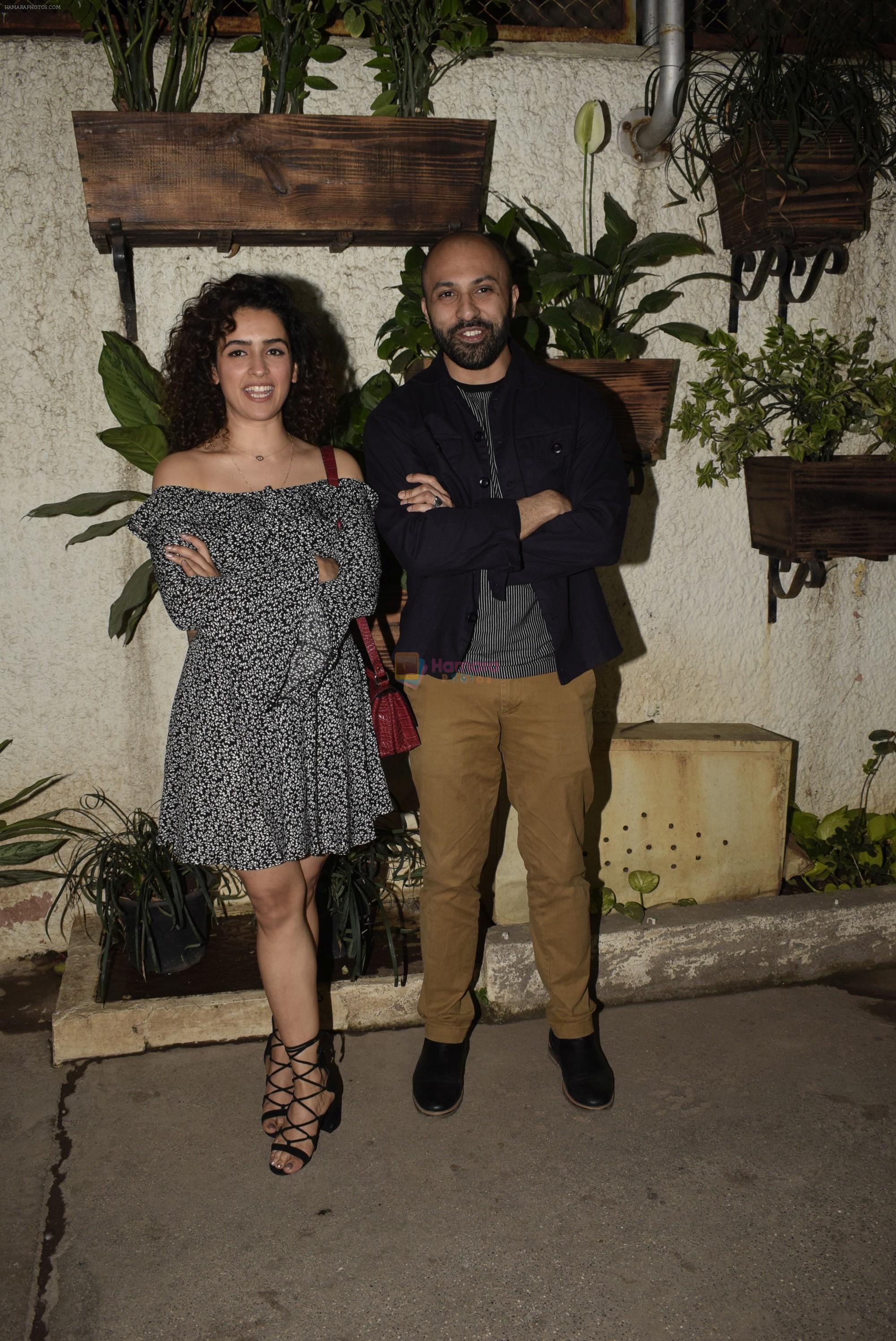 Sanya Malhotra, Ritesh Batra at the Screening of film Photograph in sunny sound juhu on 11th March 2019