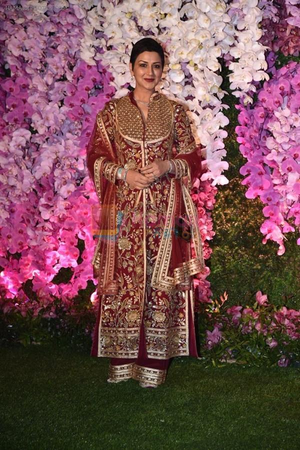 Sonali Bendre at Akash Ambani & Shloka Mehta wedding in Jio World Centre bkc on 10th March 2019