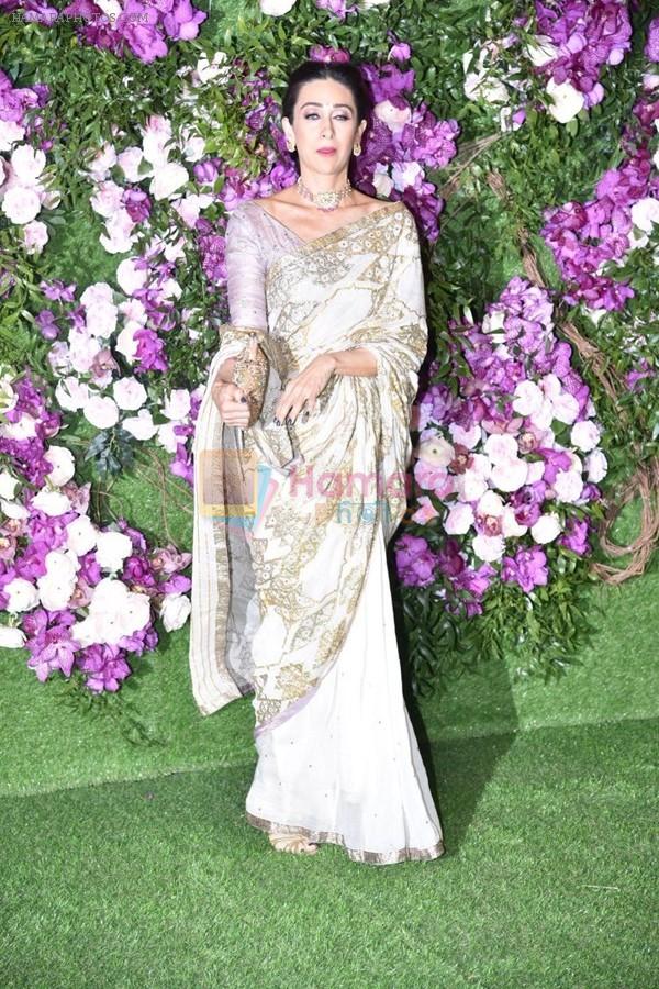 Karisma Kapoor at Akash Ambani & Shloka Mehta wedding in Jio World Centre bkc on 10th March 2019