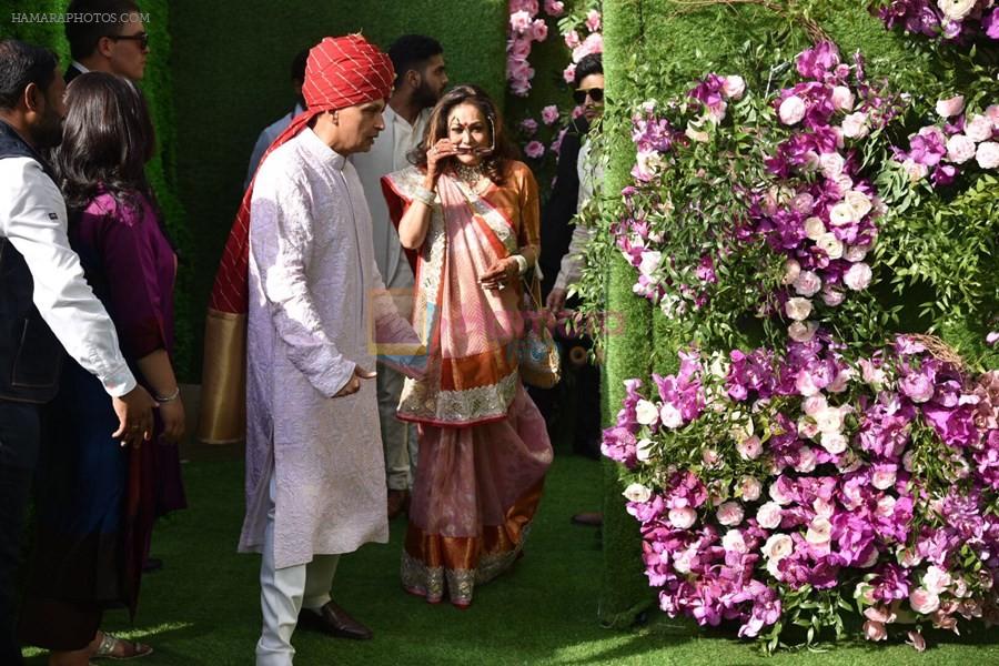 Anil Ambani, Tina Ambani at Akash Ambani & Shloka Mehta wedding in Jio World Centre bkc on 10th March 2019