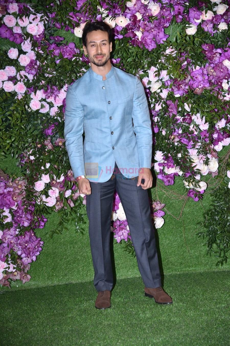 Tiger Shroff at Akash Ambani & Shloka Mehta wedding in Jio World Centre bkc on 10th March 2019