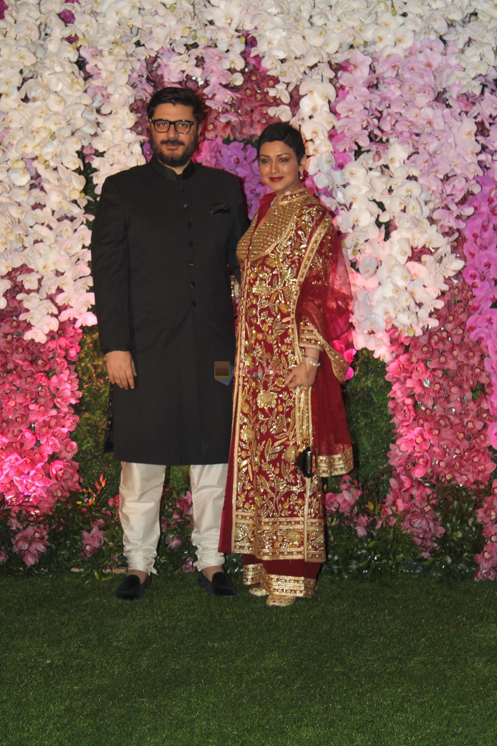 Sonali Bendre at Akash Ambani & Shloka Mehta wedding in Jio World Centre bkc on 10th March 2019