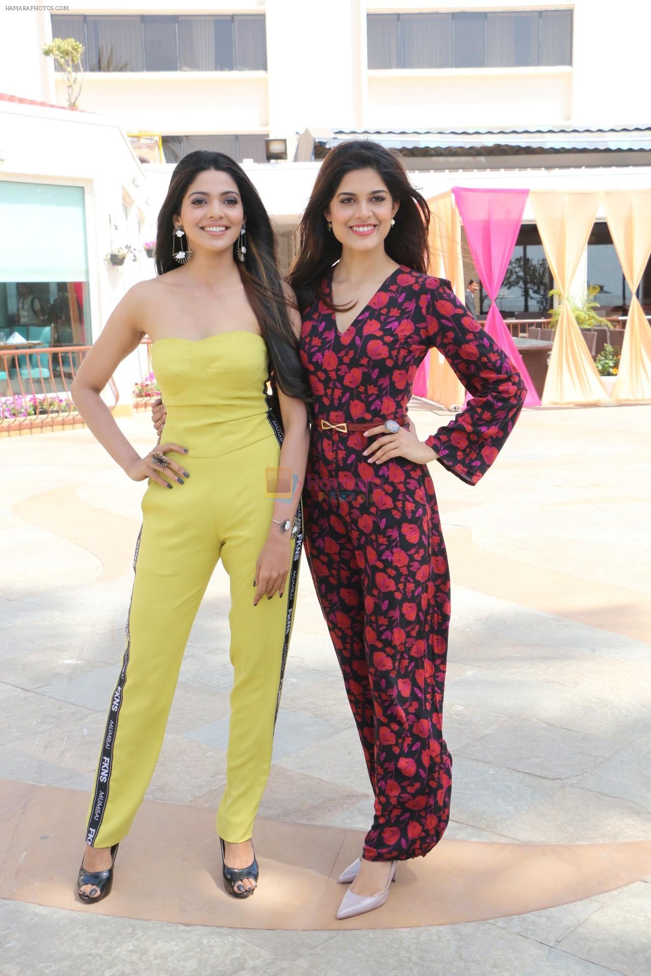 Pooja Sawant, Asha Bhat spotted at Sun n Sand as they promote thier upcoming film Junglee on 11th March 2019