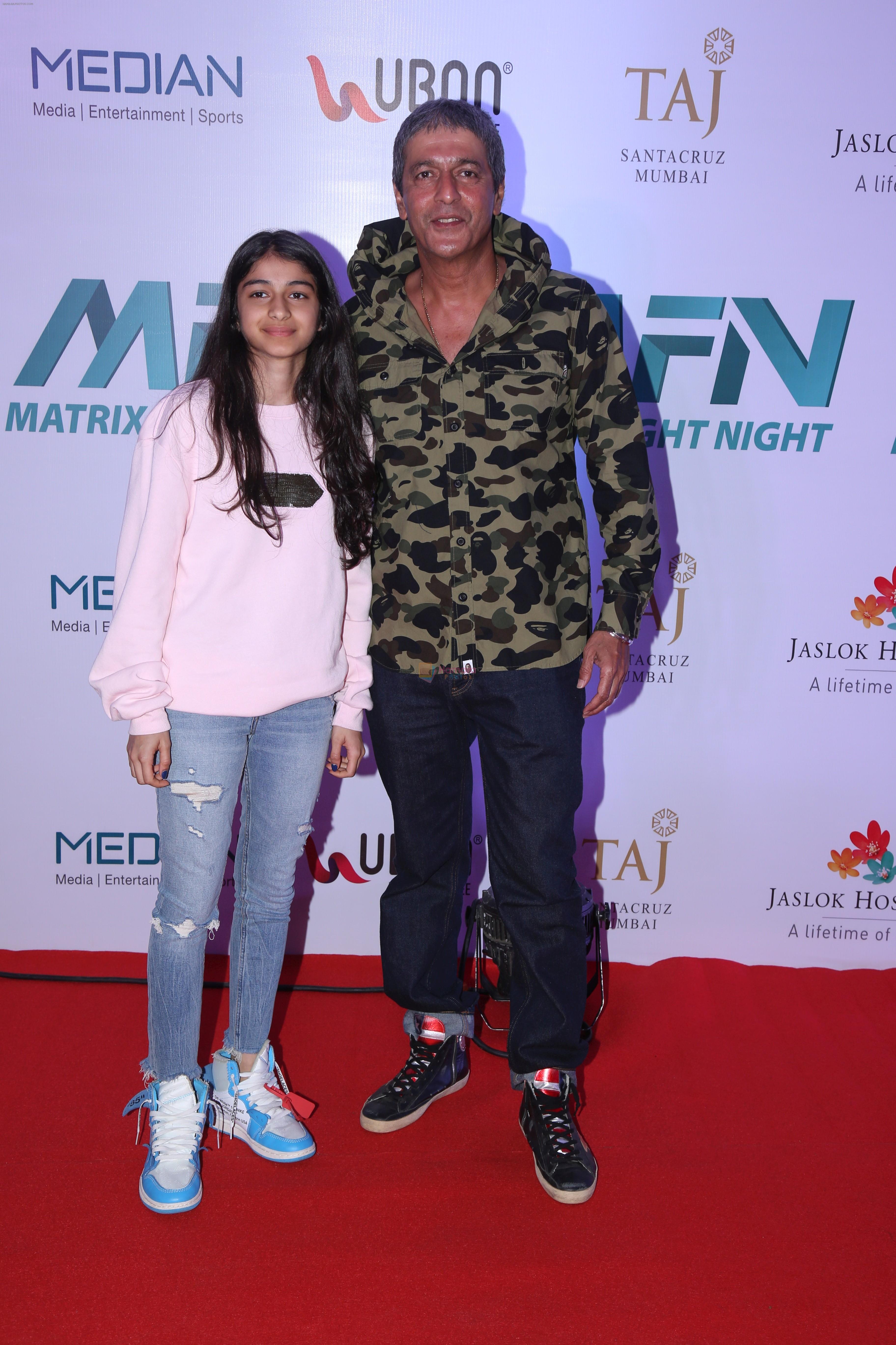 Chunky Pandey at the Launch of Matrix Fight Night by Tiger & Krishna Shroff at NSCI worli on 12th March 2019