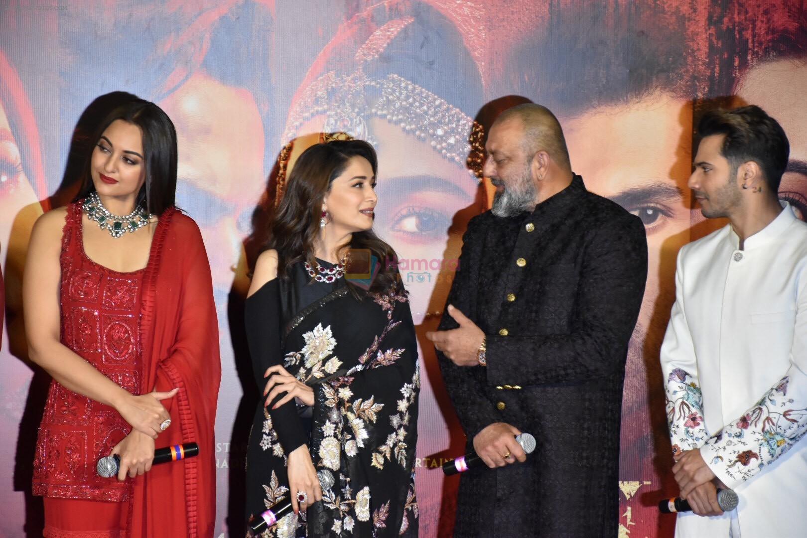 Madhuri Dixit, Sanjay Dutt, Varun Dhawan, Varun Dhawan, Sonakshi Sinha at the Teaser launch of KALANK on 11th March 2019