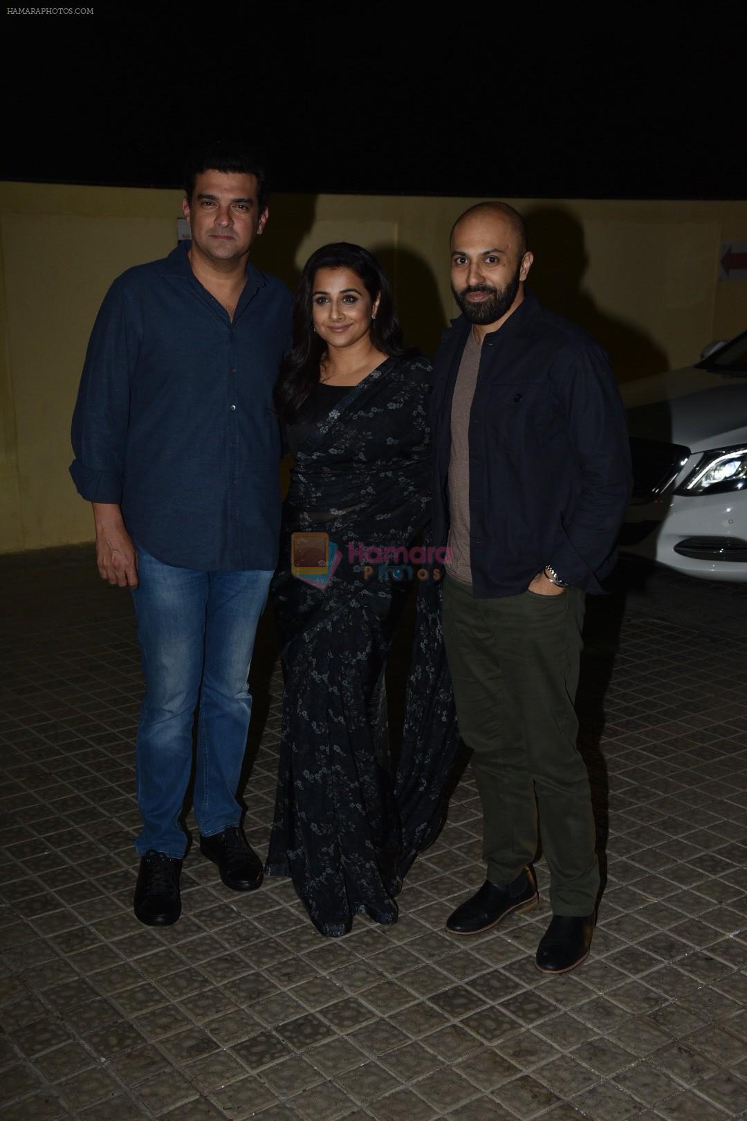 Vidya Balan, Siddharth Roy Kapoor at the Screening of movie photograph on 13th March 2019