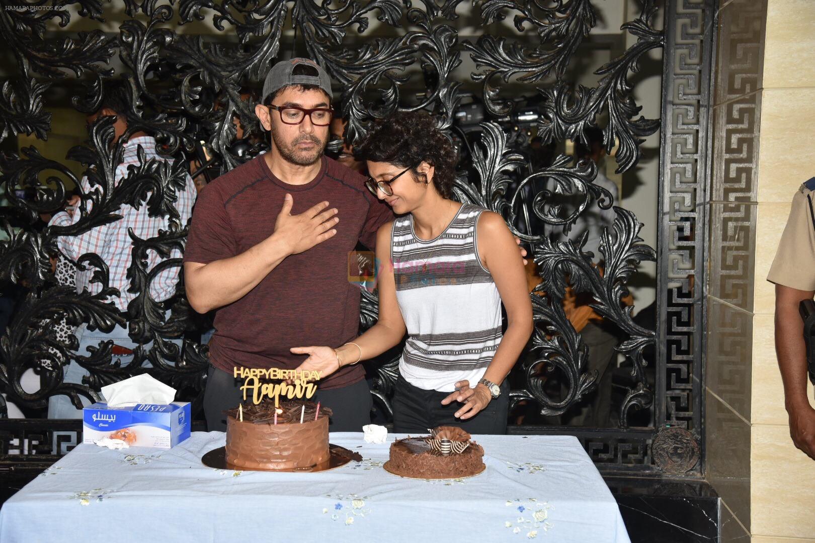 Aamir khan birthday celebration at his house on 14th March 2019