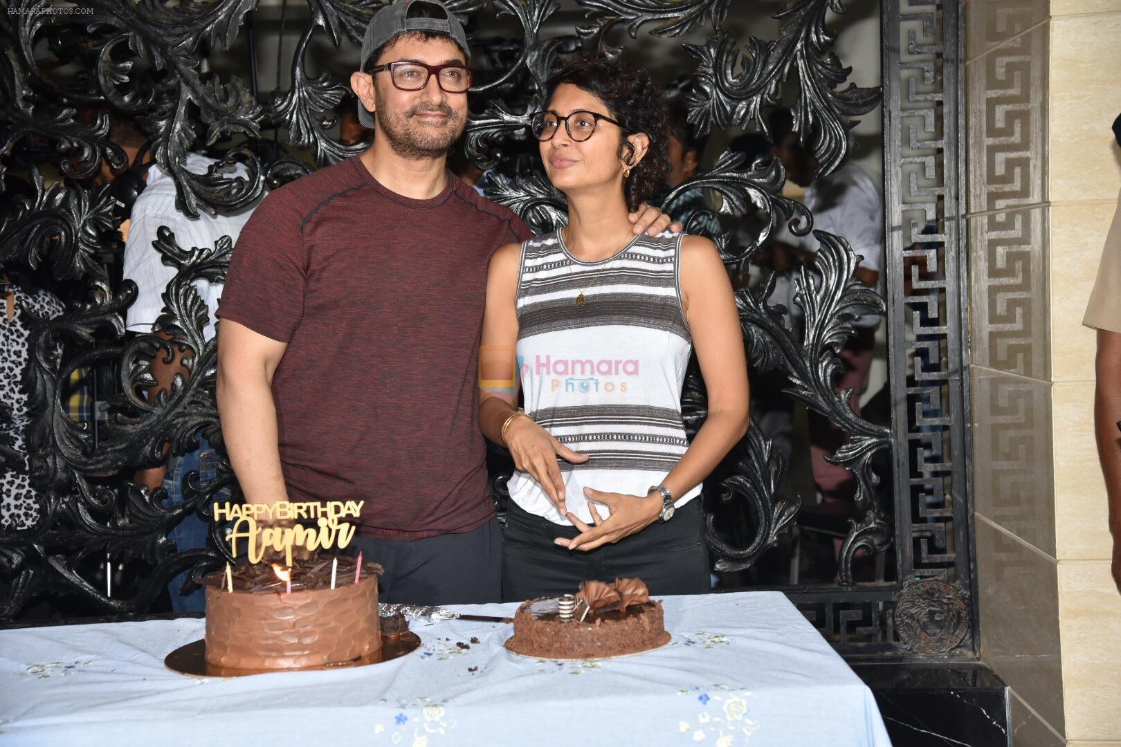 Aamir khan birthday celebration at his house on 14th March 2019