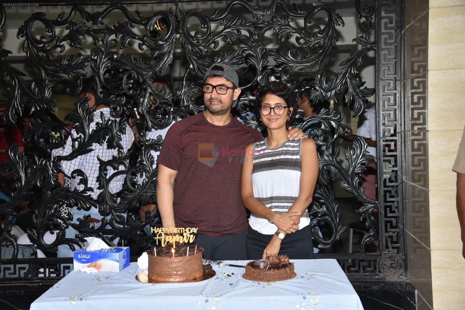 Aamir khan birthday celebration at his house on 14th March 2019