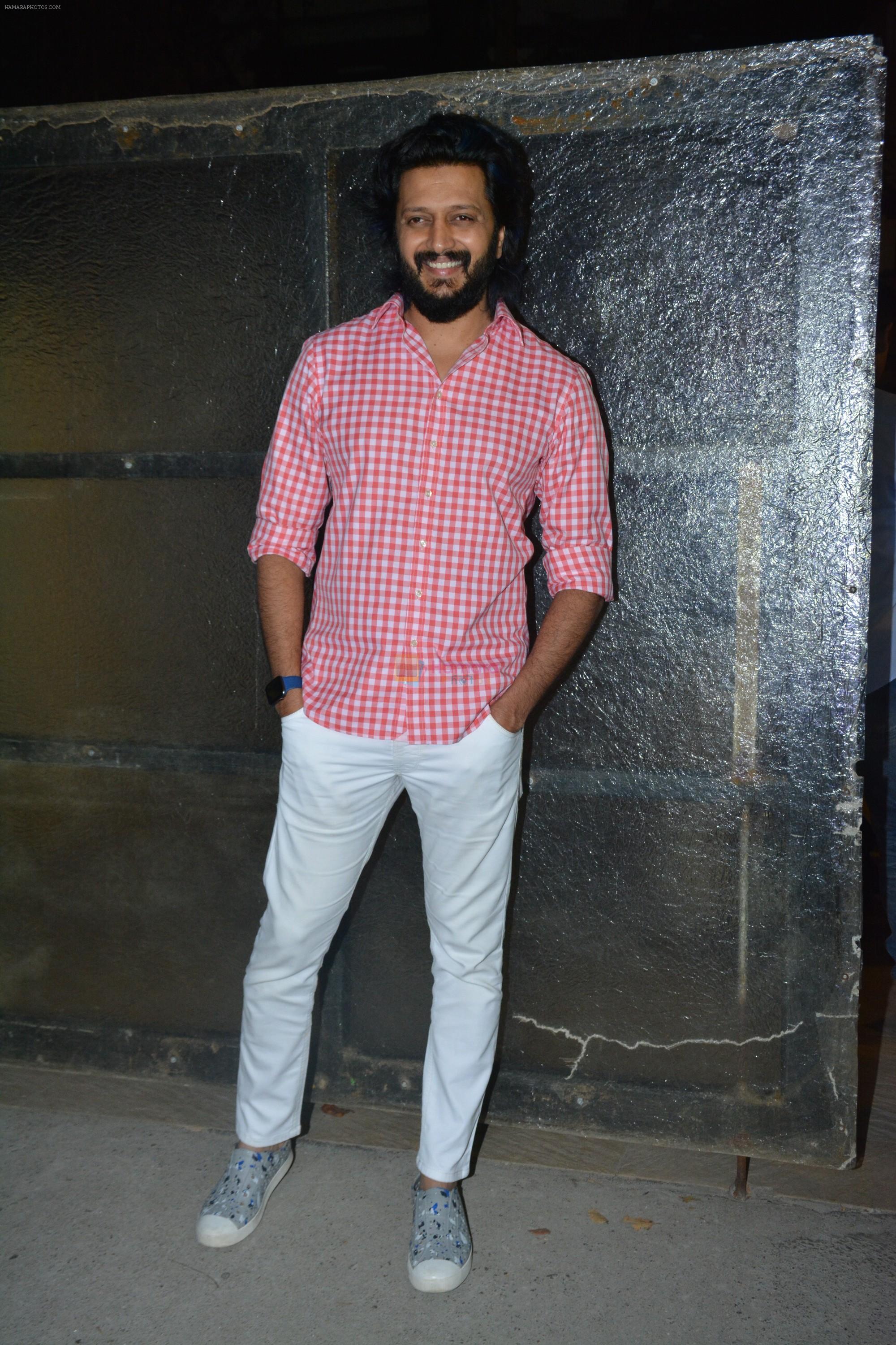 Riteish Deshmukh at the Wrapup party of film Marjaavaan at Otters club in bandra on 18th March 2019