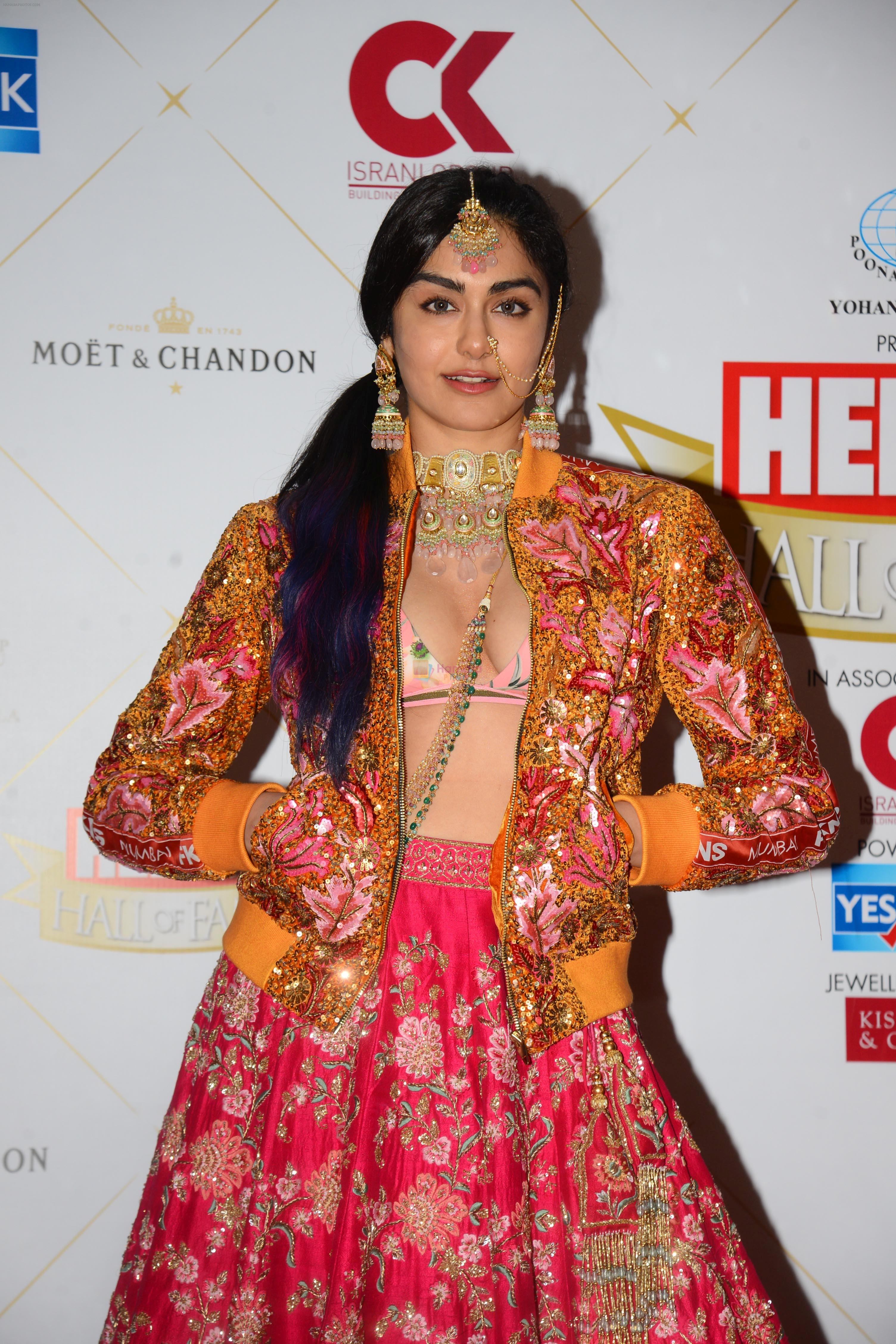 Adah Sharma at the Hello Hall of Fame Awards in St Regis hotel on 18th March 2019
