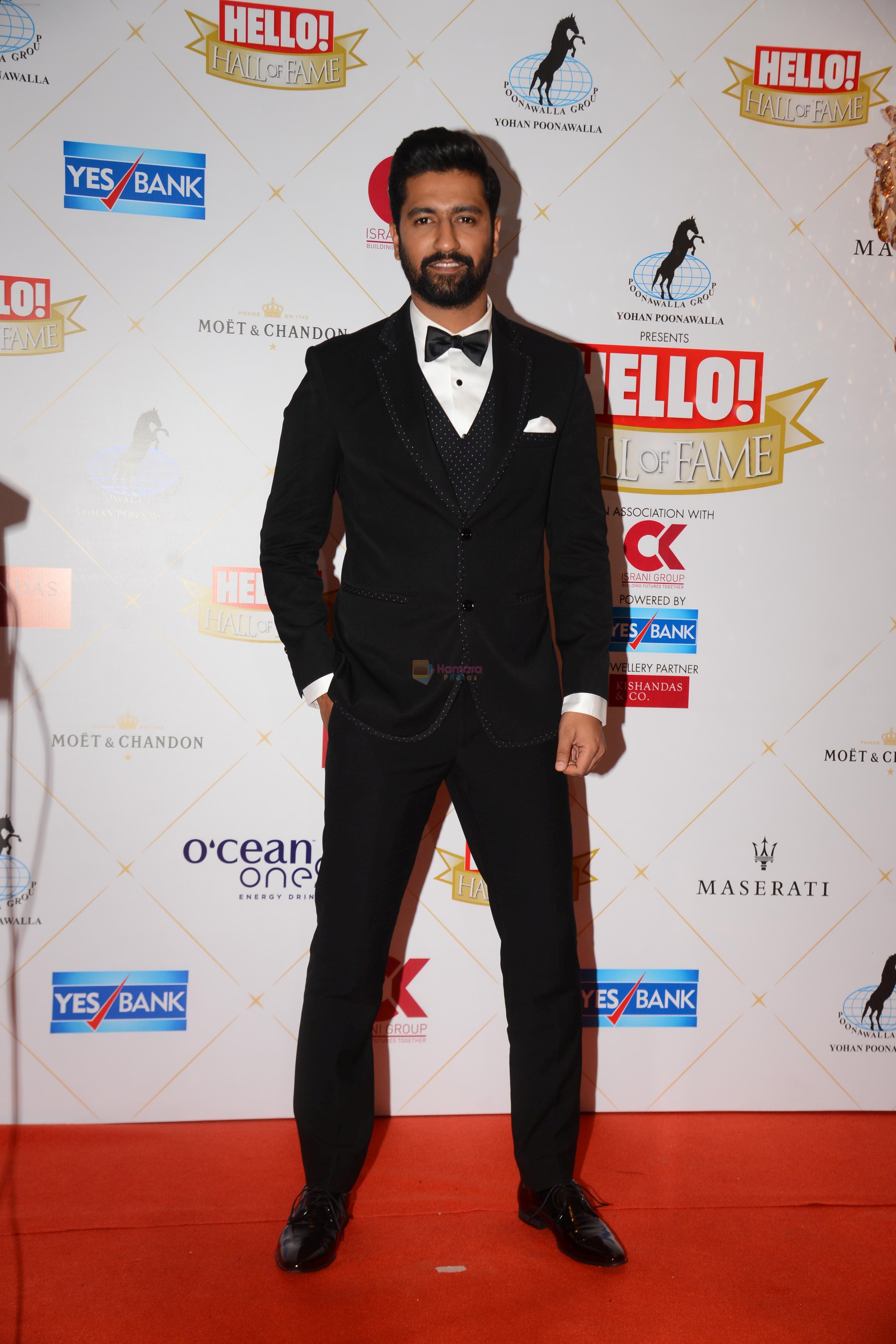 Vicky Kaushal at the Hello Hall of Fame Awards in St Regis hotel on 18th March 2019