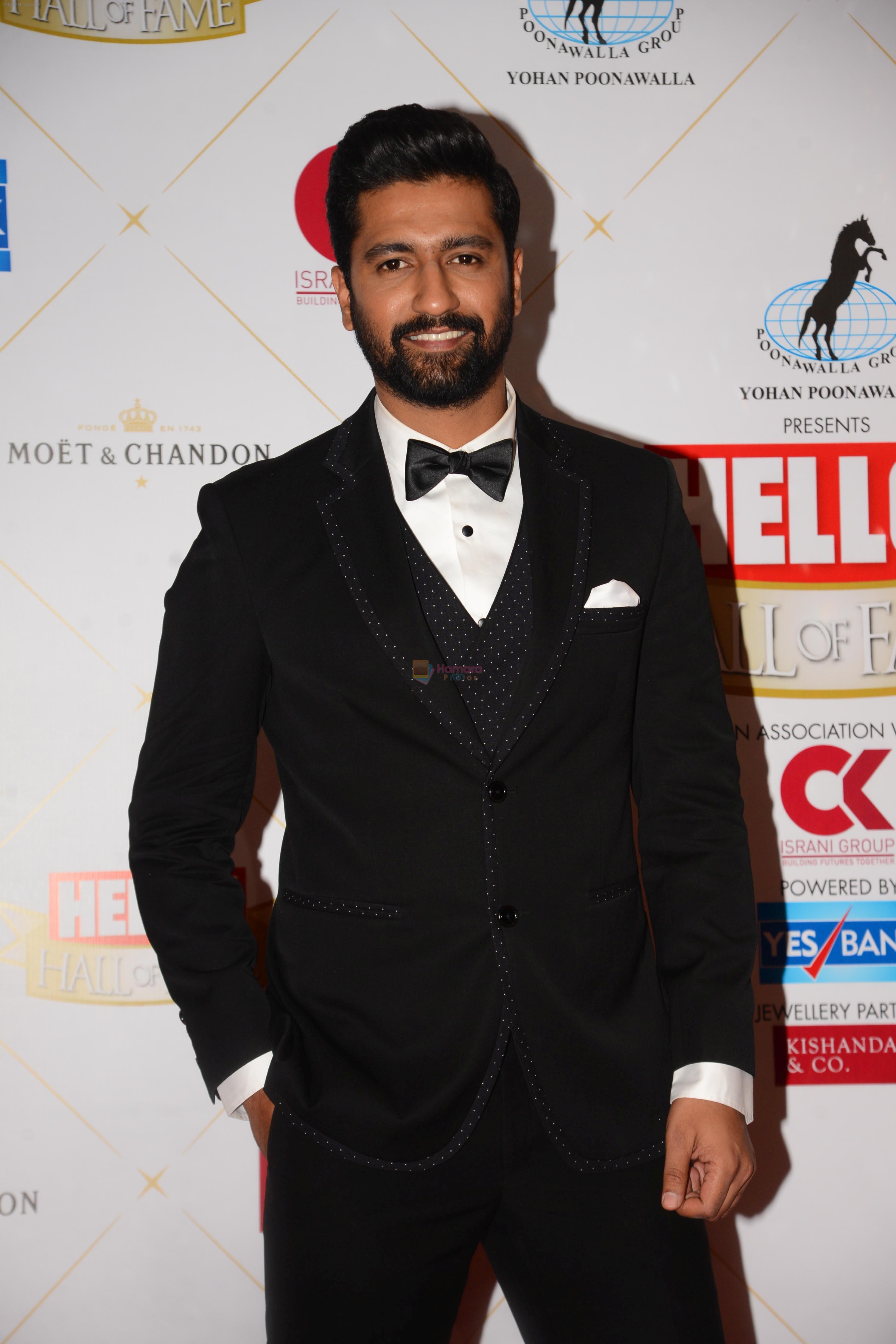 Vicky Kaushal at the Hello Hall of Fame Awards in St Regis hotel on 18th March 2019