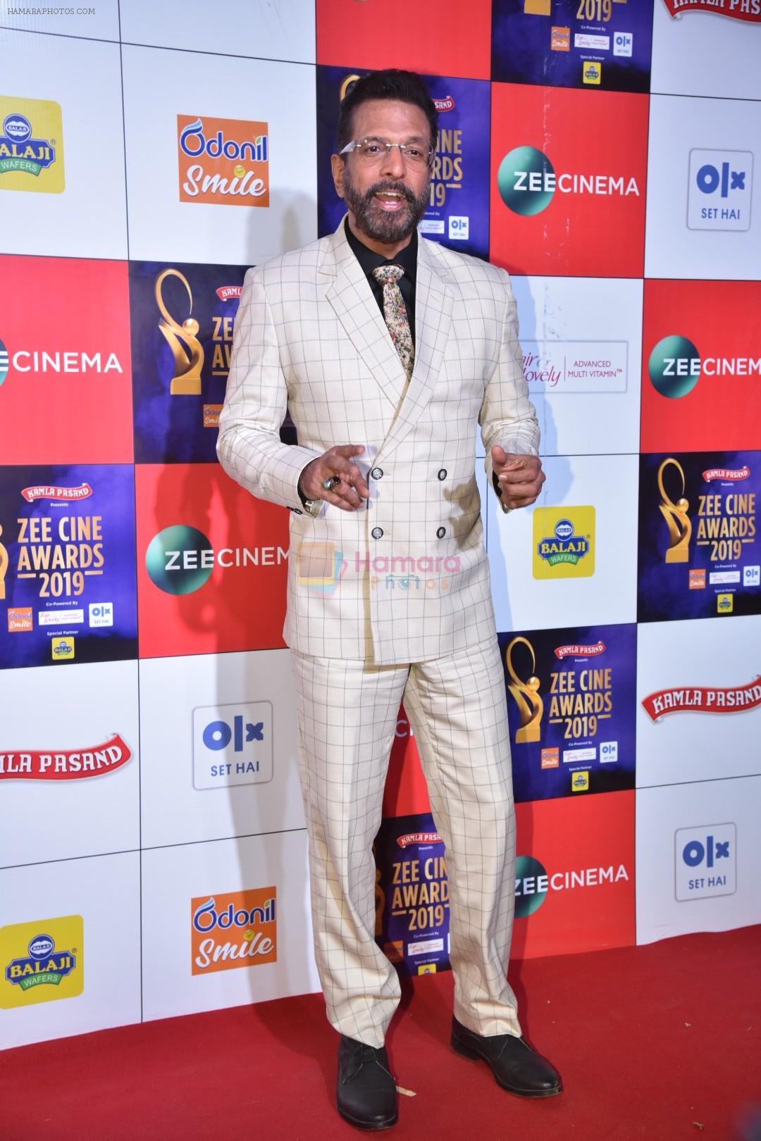 Javed Jaffrey at Zee cine awards red carpet on 19th March 2019