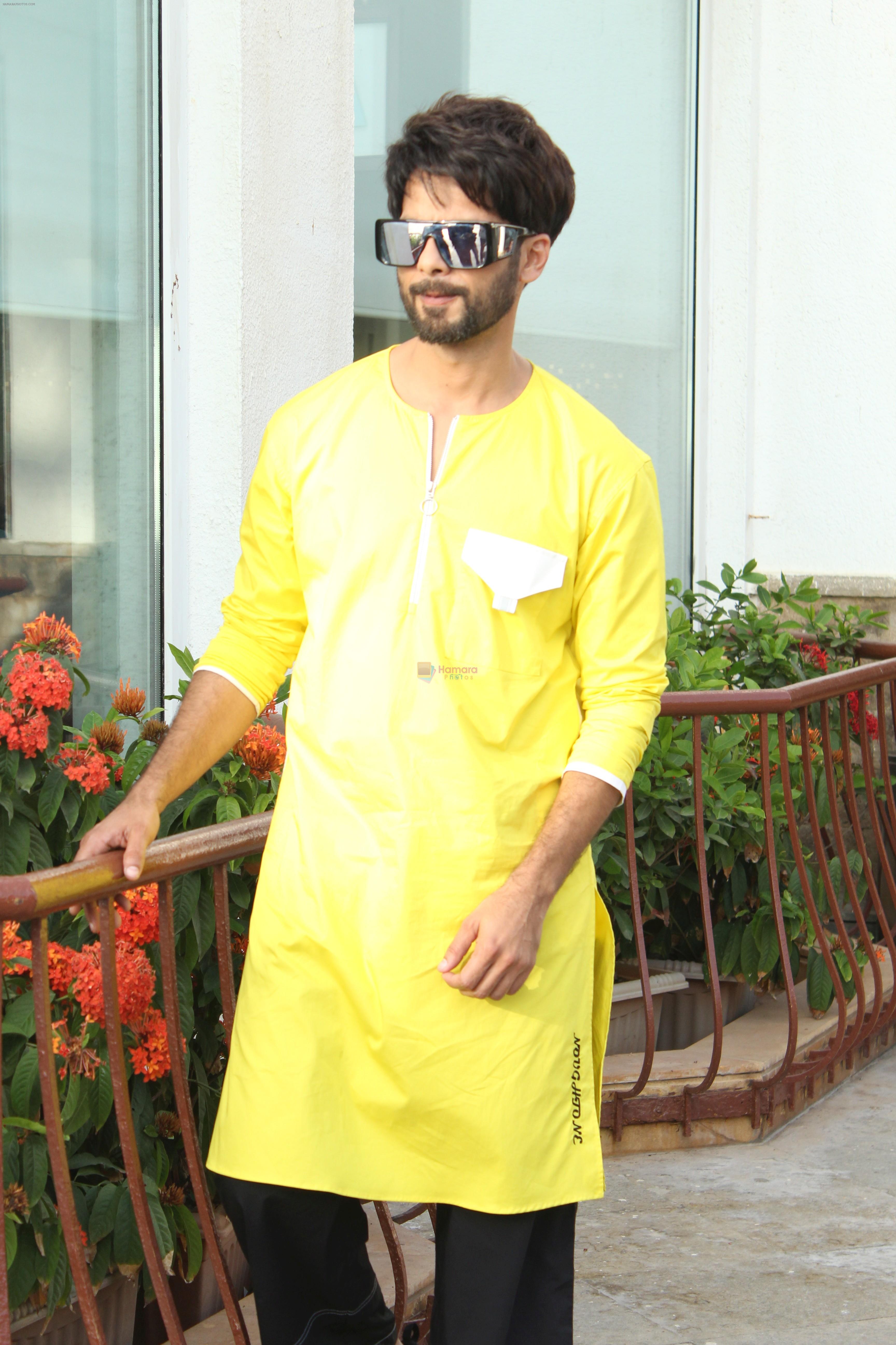 Shahid Kapoor at Sun n sand for the promotion of Kabir sing on 1st June 2019