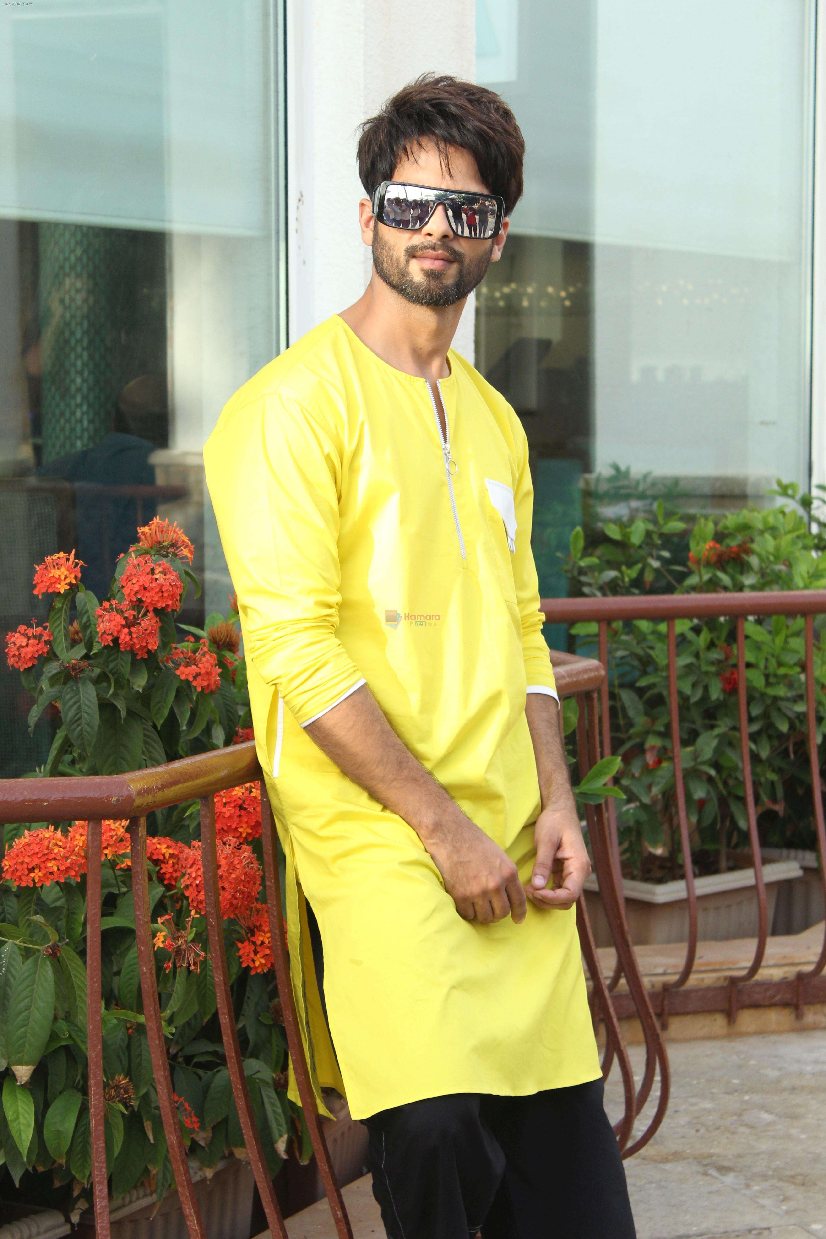 Shahid Kapoor at Sun n sand for the promotion of Kabir sing on 1st June 2019