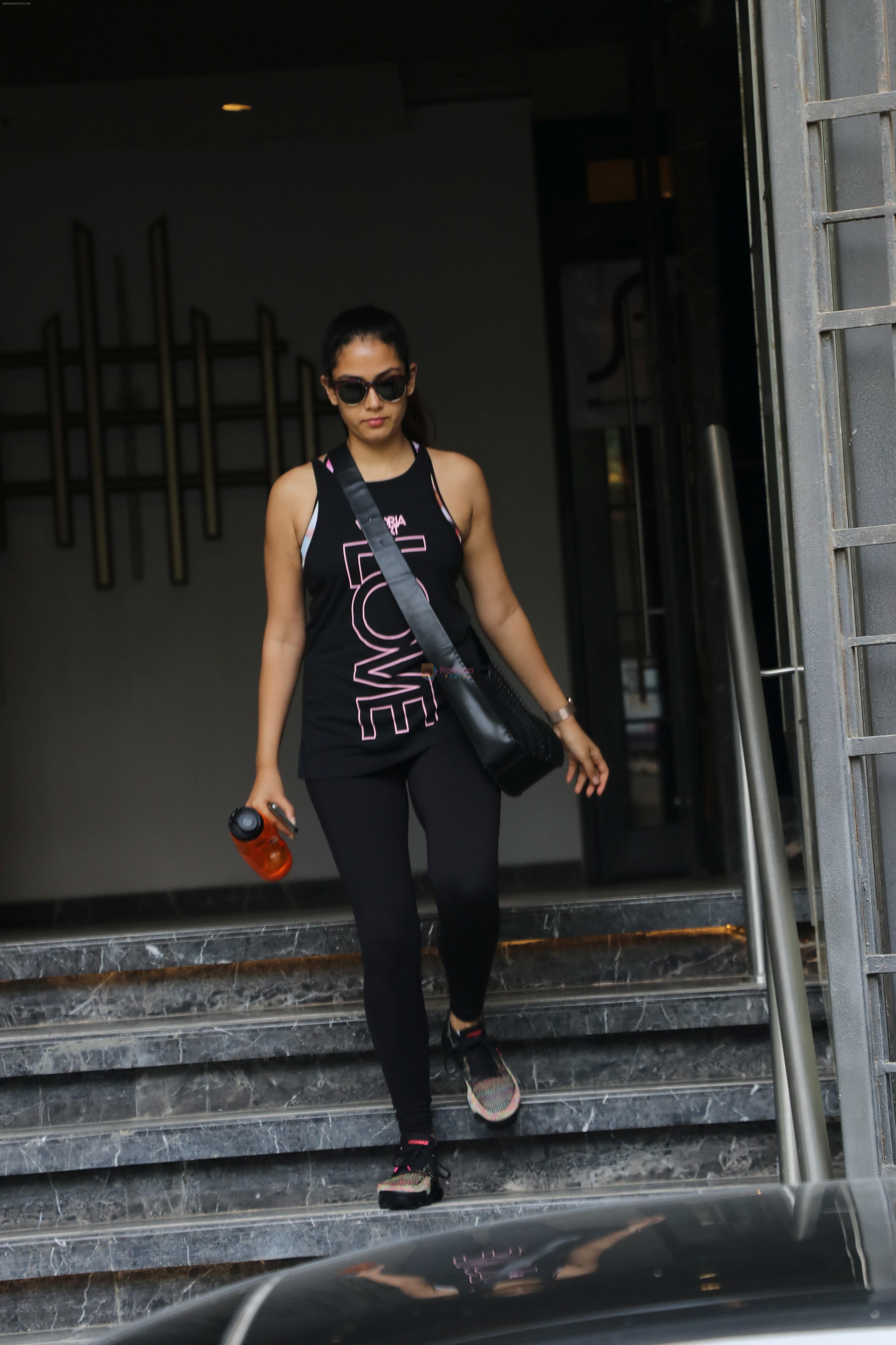 Mira Rajput spotted at I Think Fitness gym in juhu on 4th June 2019