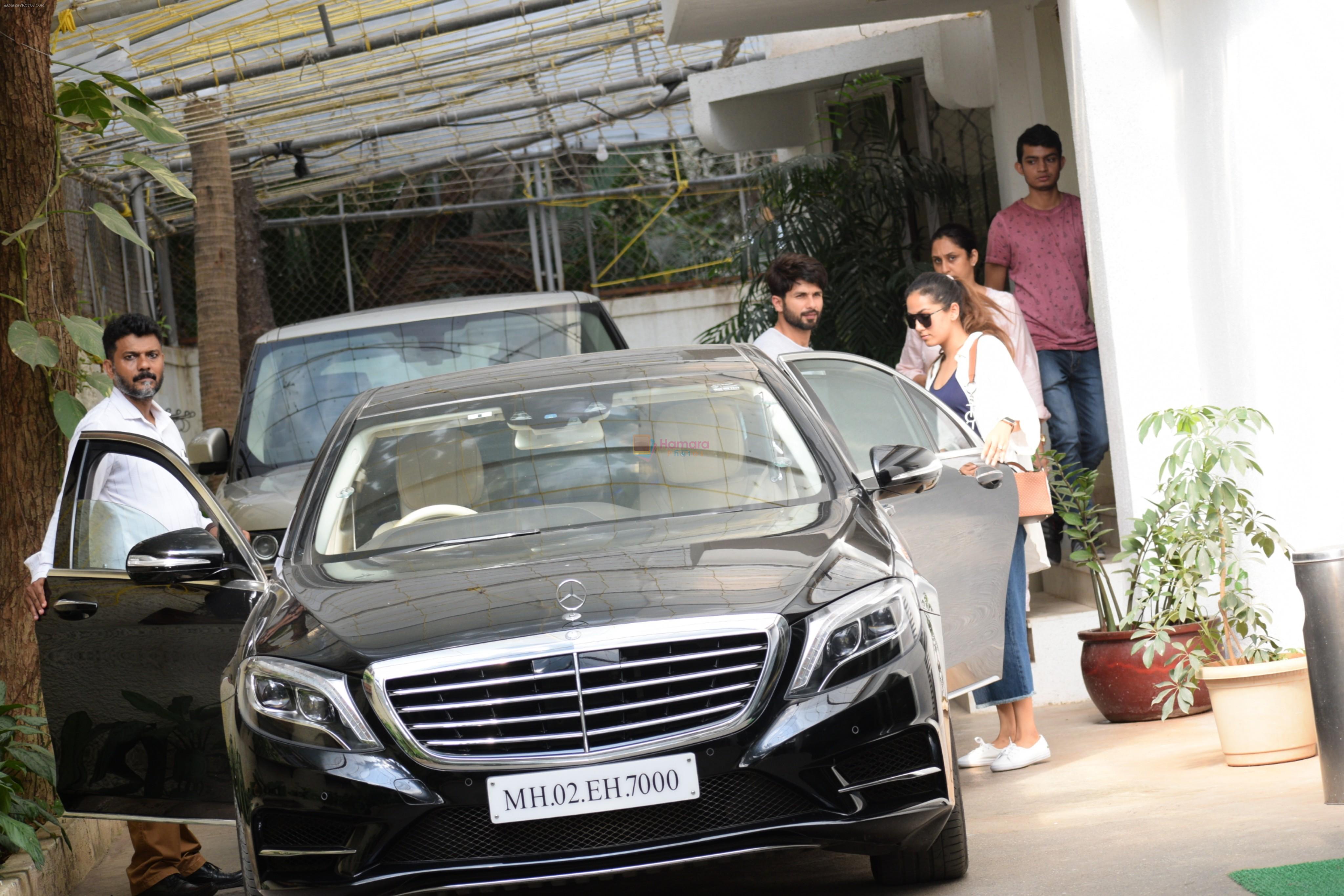 Shahid & Mira spotted sunny sound juhu on 5th June 2019