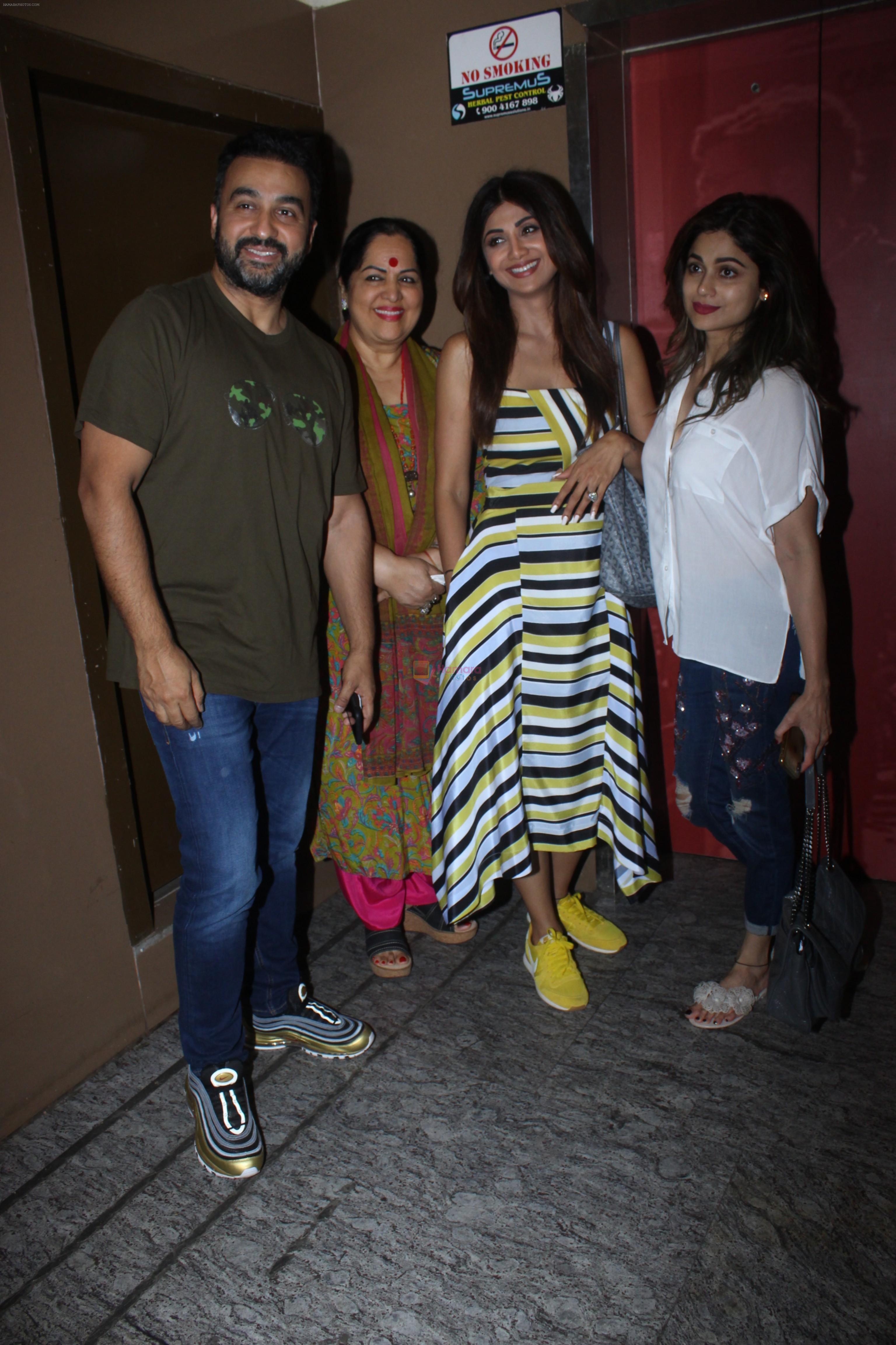 Shilpa Shetty & family spotted PVR juhu on 6th June 2019