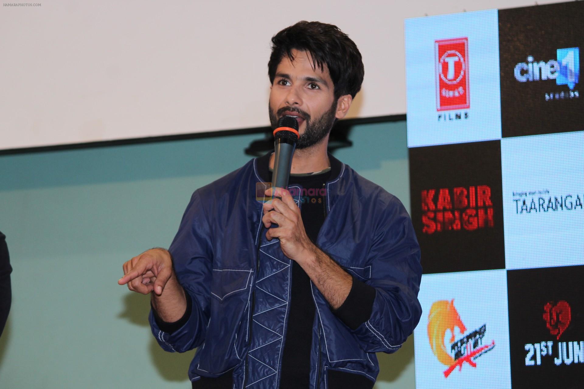 Shahid Kapoor at the song launch of Kabir Singh on 6th June 2019
