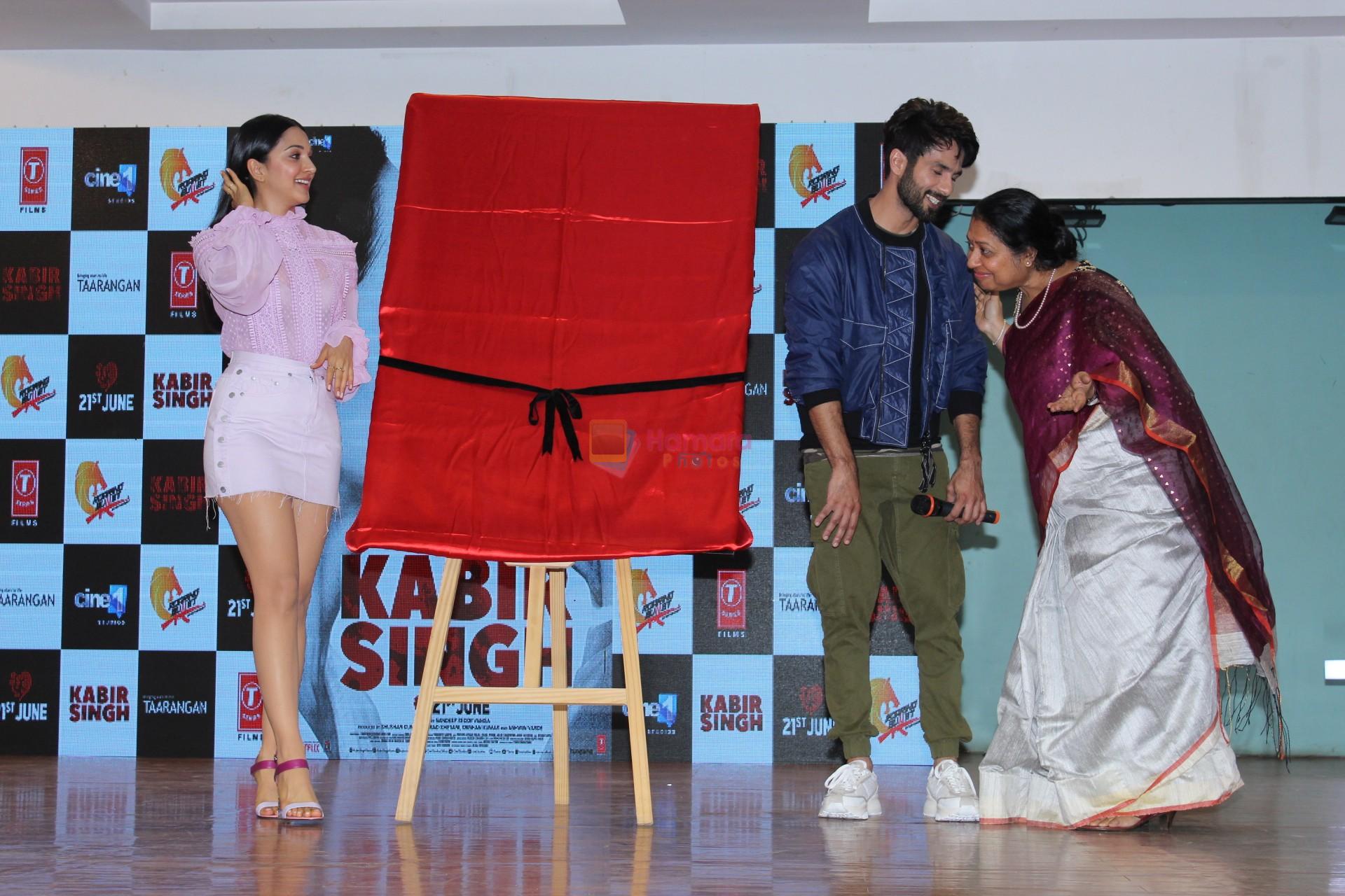 Shahid Kapoor & Kiara Advani at the song launch of Kabir Singh on 6th June 2019
