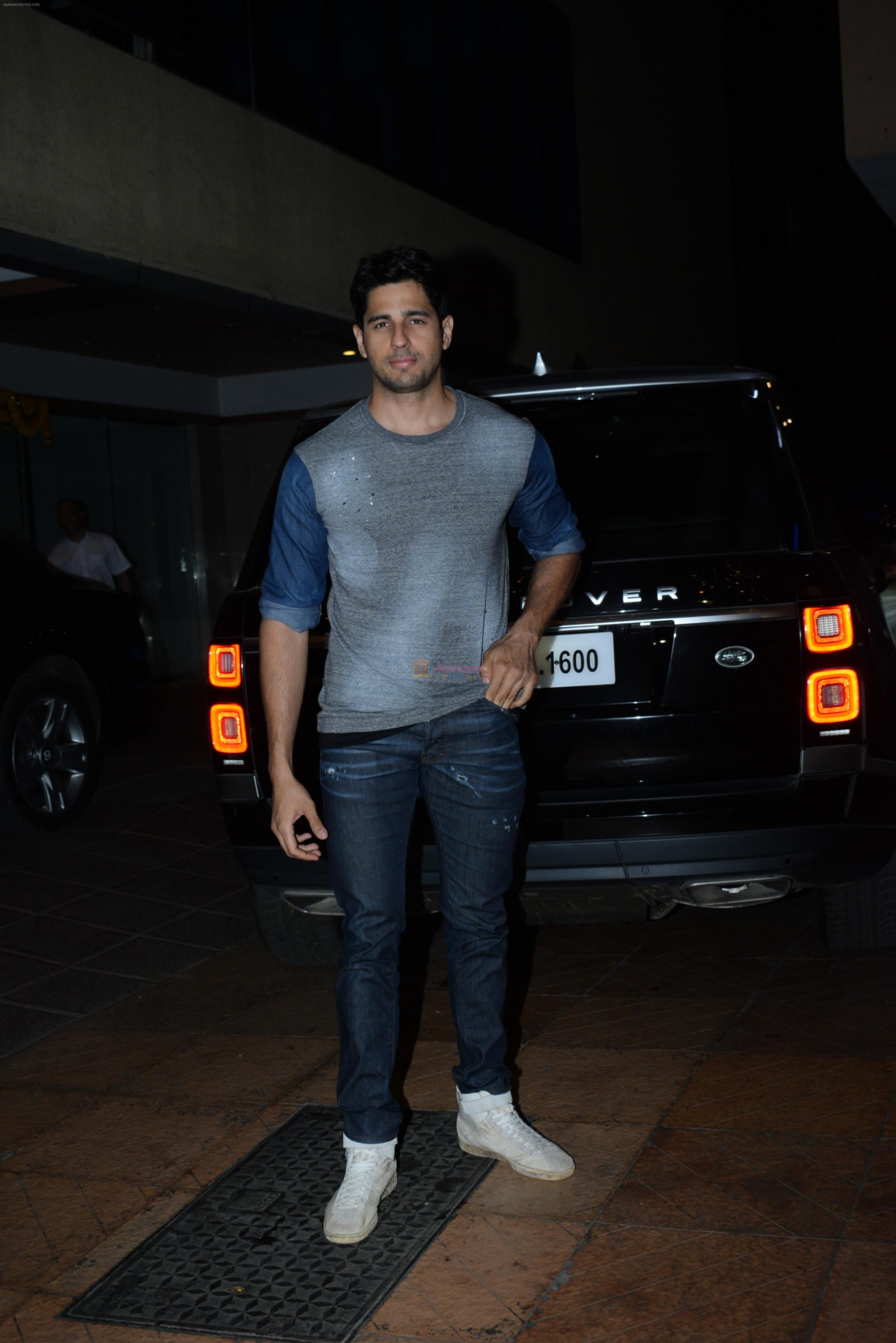 Sidharth Malhotra at Ekta Kapoor's birthday party at her residence in juhu on 9th June 2019