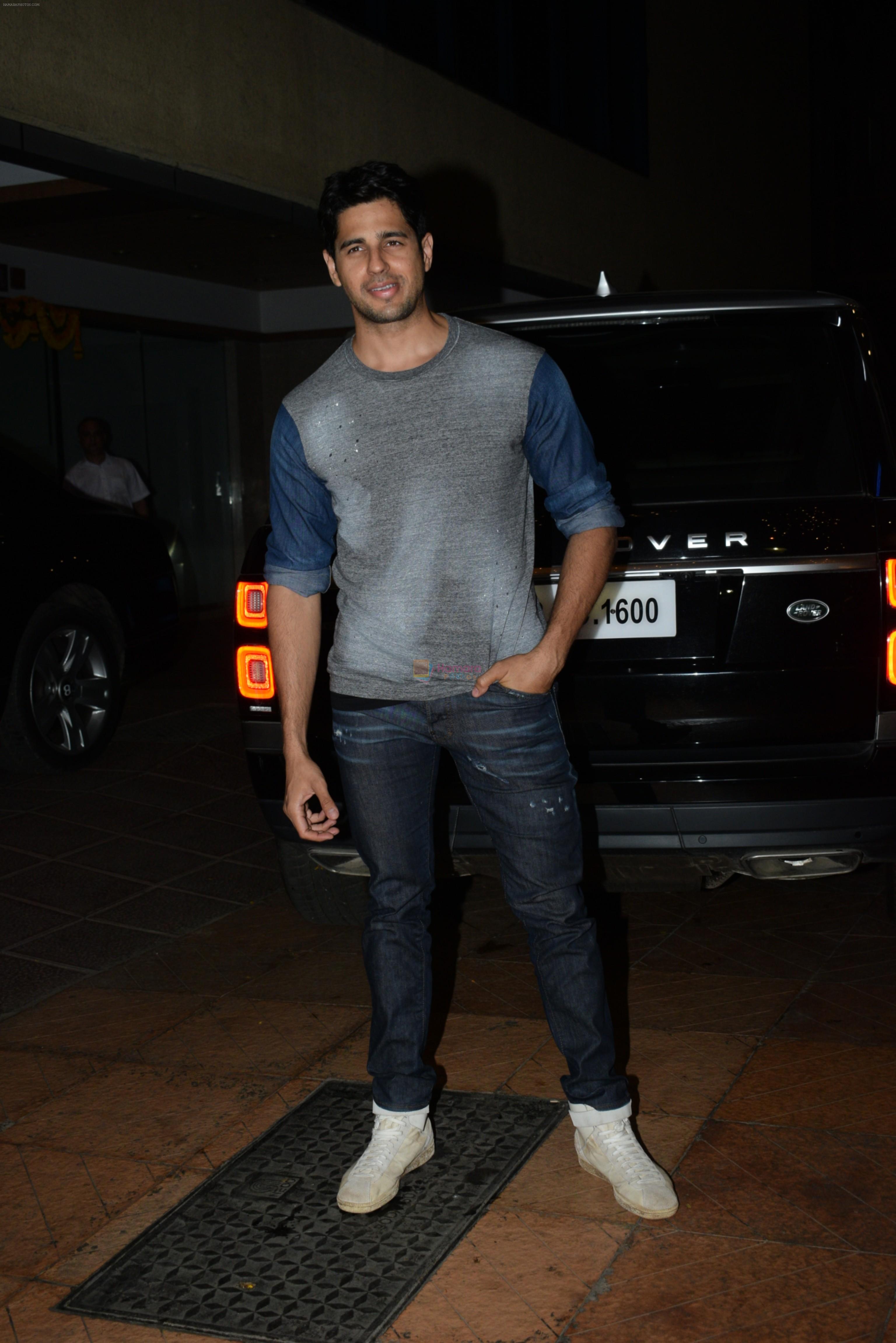 Sidharth Malhotra at Ekta Kapoor's birthday party at her residence in juhu on 9th June 2019