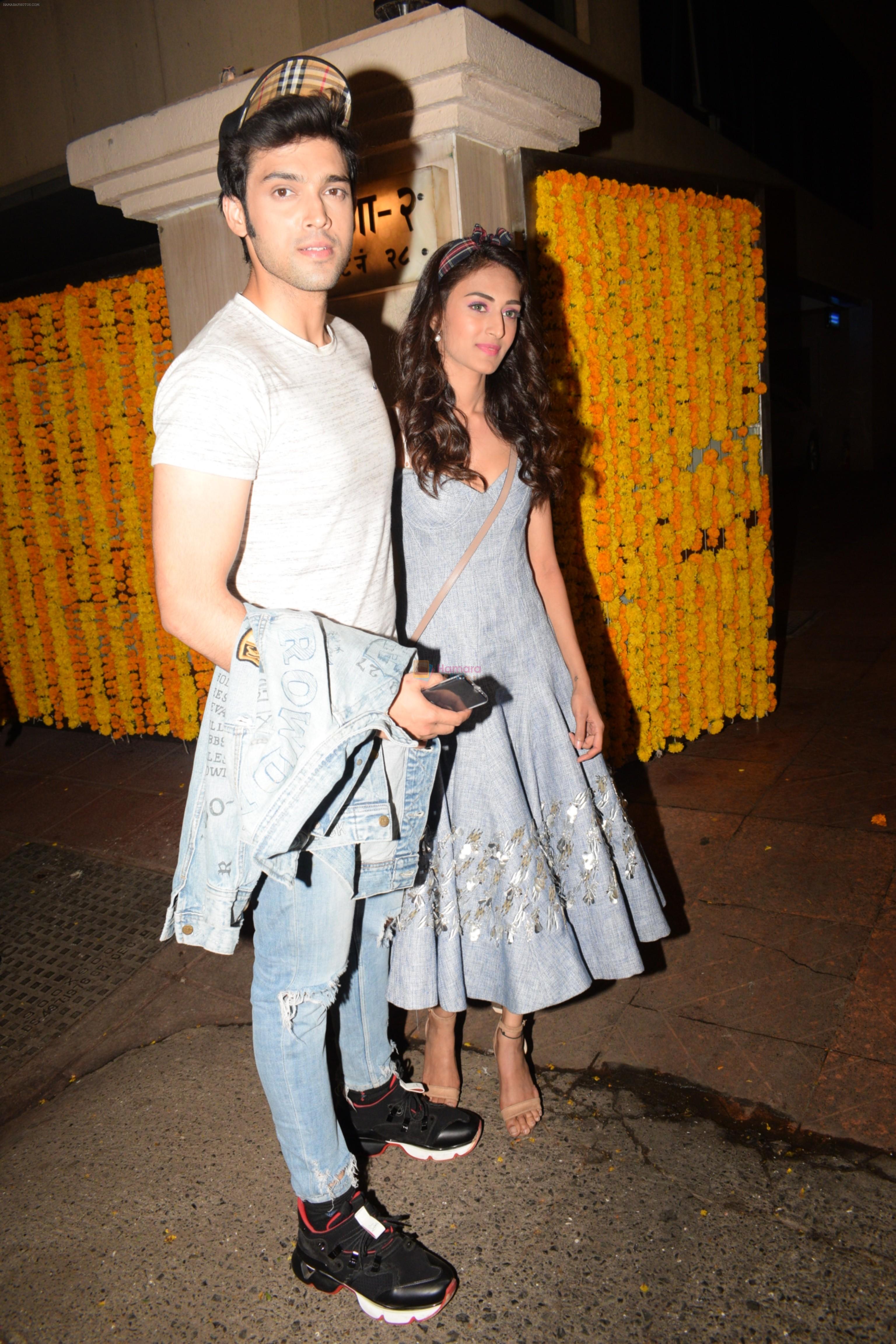 Parth Samthaan, Erica Fernandes at Ekta Kapoor's birthday party at her residence in juhu on 9th June 2019