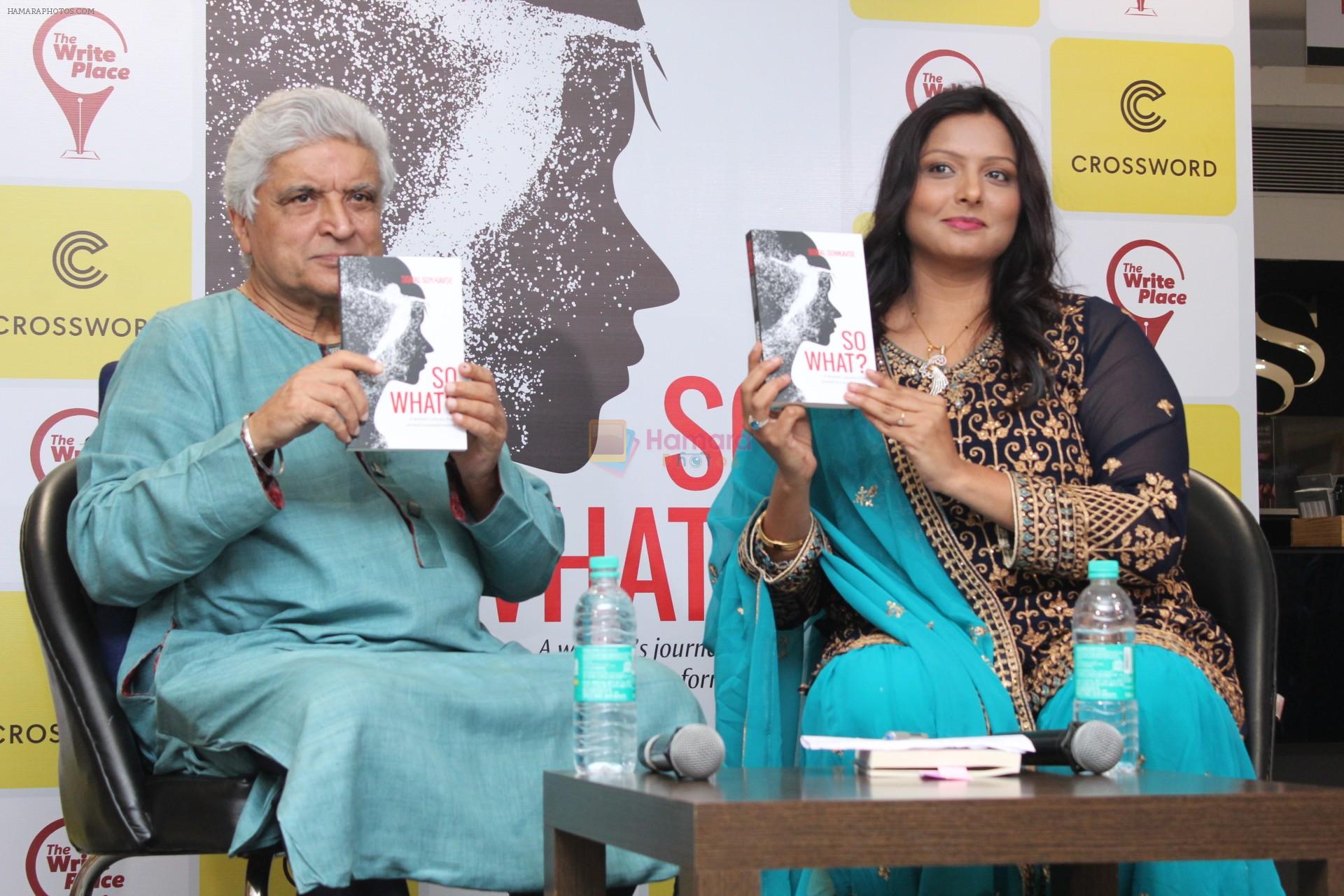 Javed Akhtar At The Launch Of Author Sonal Sonkavde 2nd Book 'sO WHAT_ on 10th June 2019