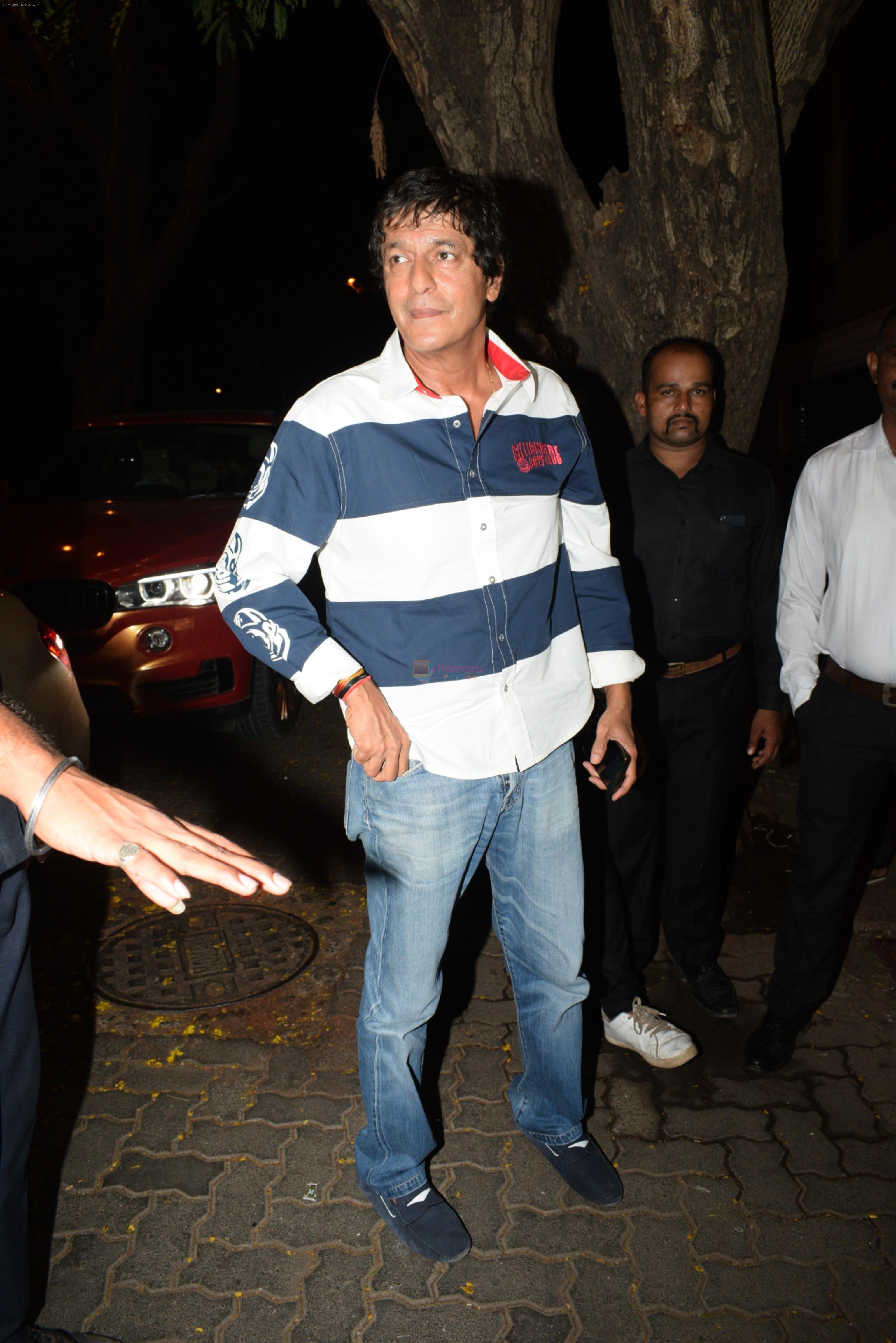 Chunky Pandey at Ekta Kapoor's birthday party at her residence in juhu on 9th June 2019