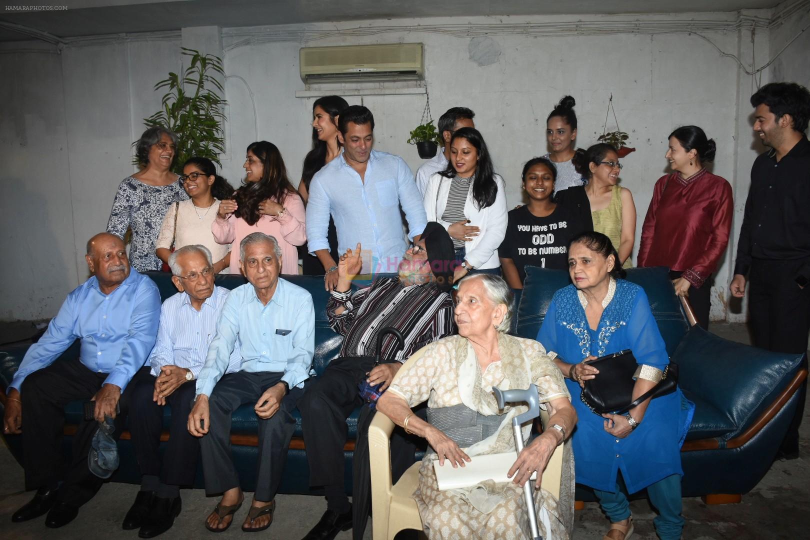 Salman Khan, Katrina Kaif meet the families who had experienced partition at Mehboob Studio in bandra on 13th June 2019