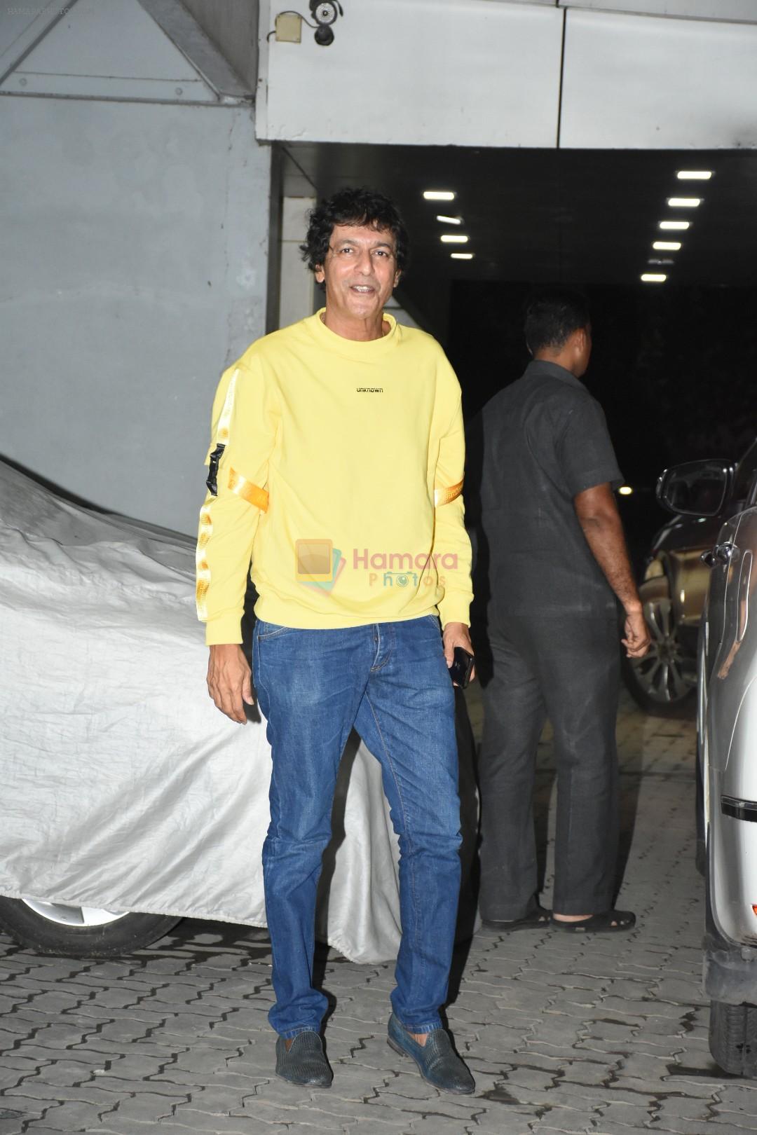 Chunky Pandey at Sohail Khan's house in bandra on 16th June 2019