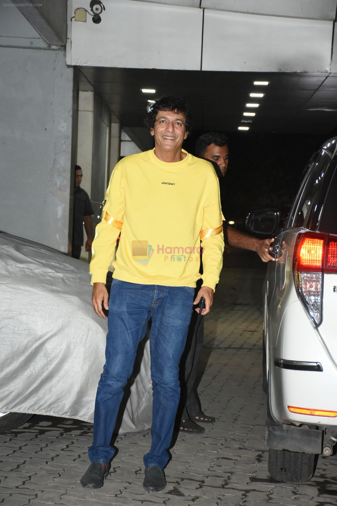 Chunky Pandey at Sohail Khan's house in bandra on 16th June 2019