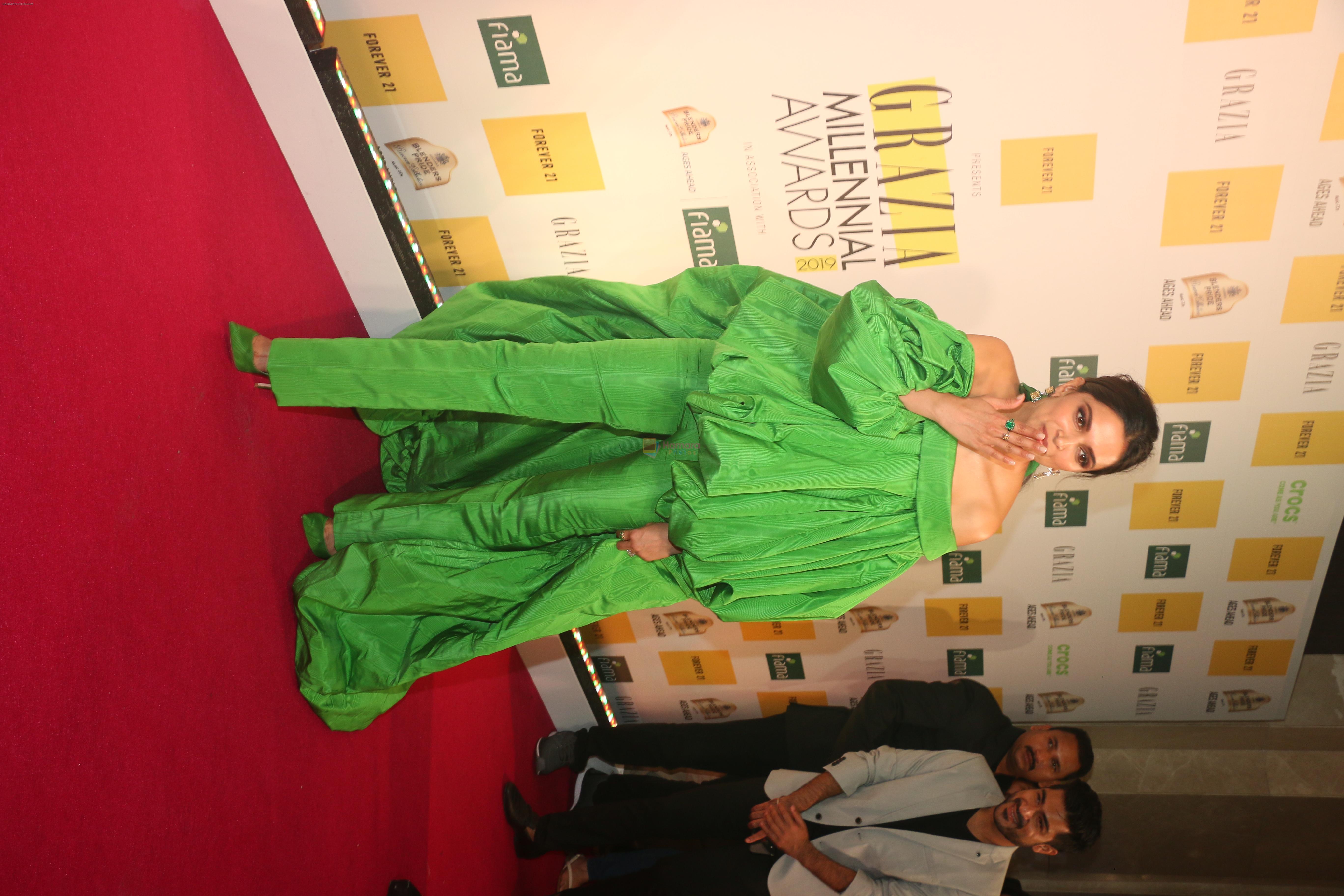 Deepika Padukone at the Red Carpet of 1st Edition of Grazia Millennial Awards on 19th June 2019 on 19th June 2019