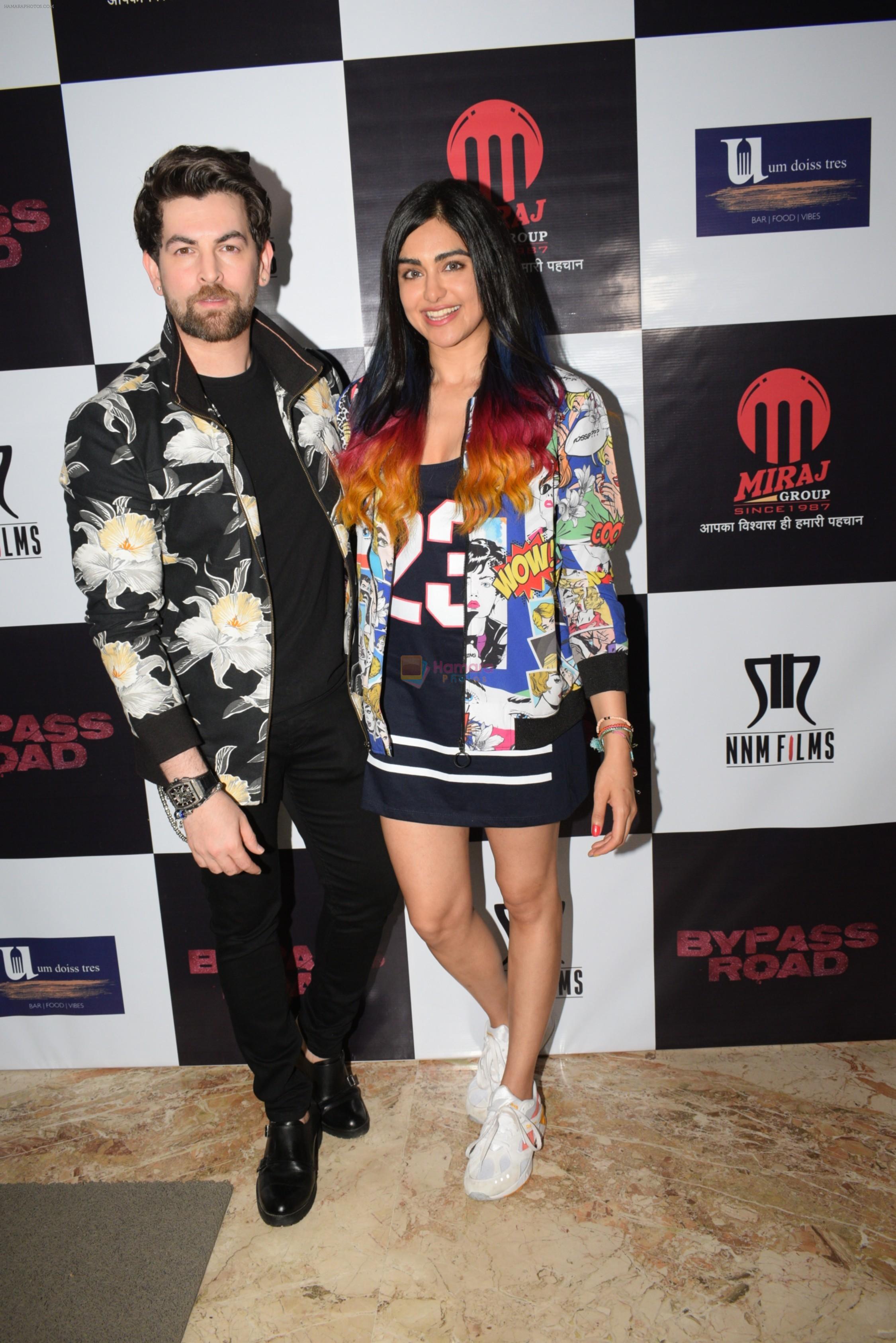 Adah Sharma, Neil Nitin Mukesh at the Wrapup party of film Bypass Road in andheri on 20th June 2019