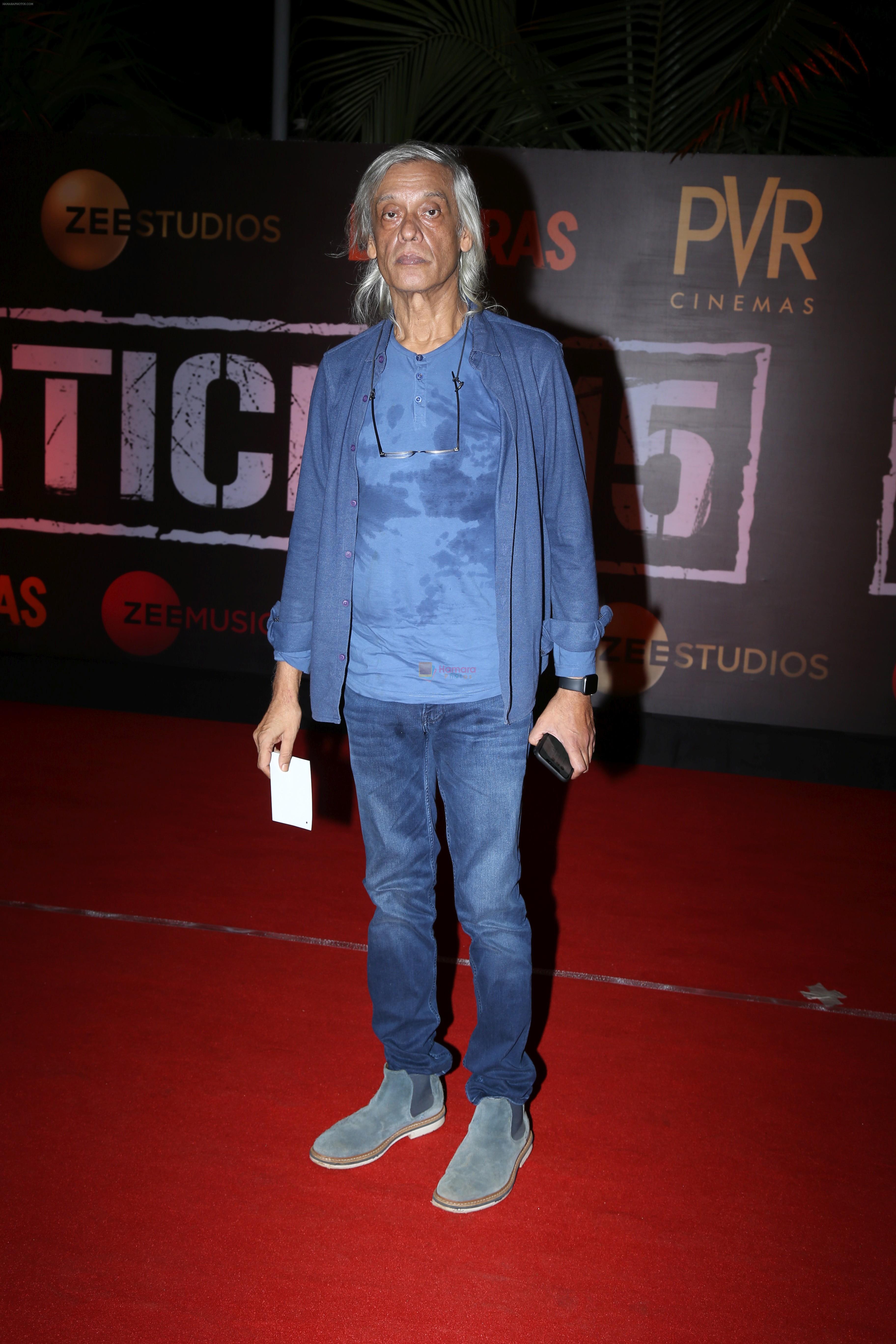 Sudhir Mishra at the Screening of film Article 15 in pvr icon, andheri on 26th June 2019