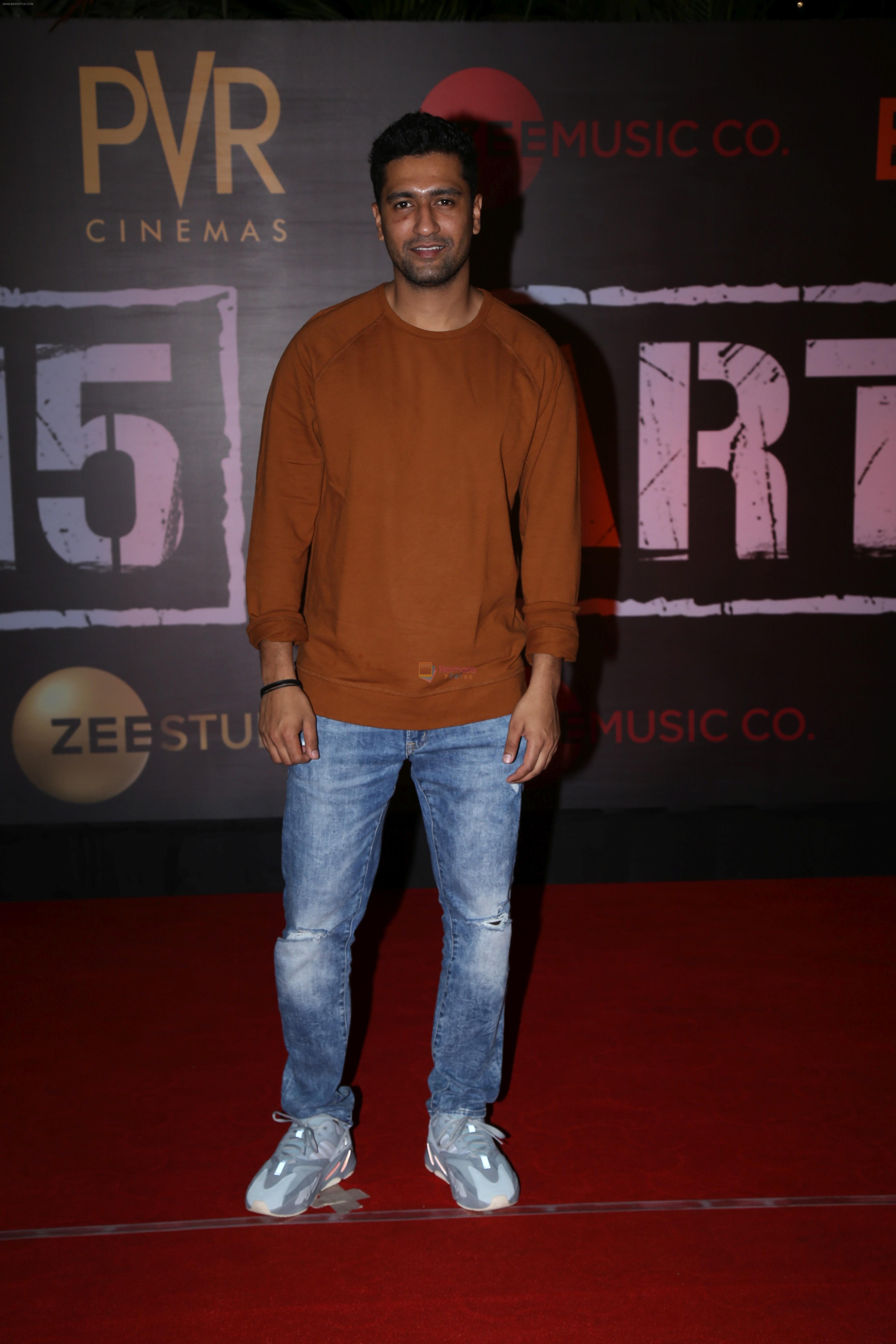 Vicky Kaushal at the Screening of film Article 15 in pvr icon, andheri on 26th June 2019