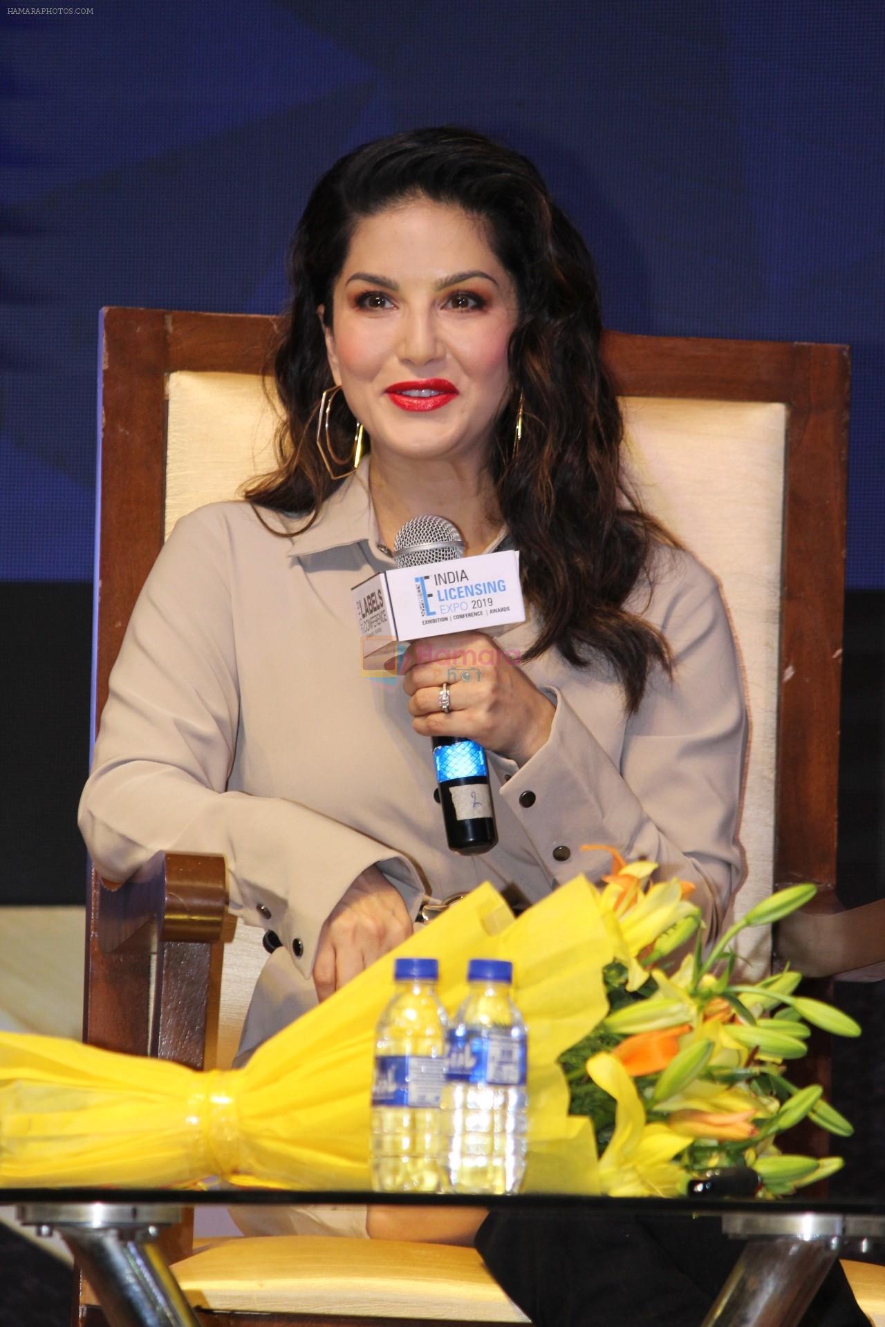 Sunny Leone unveils her fashion brand at India Licensing expo in goregaon on 8th July 2019